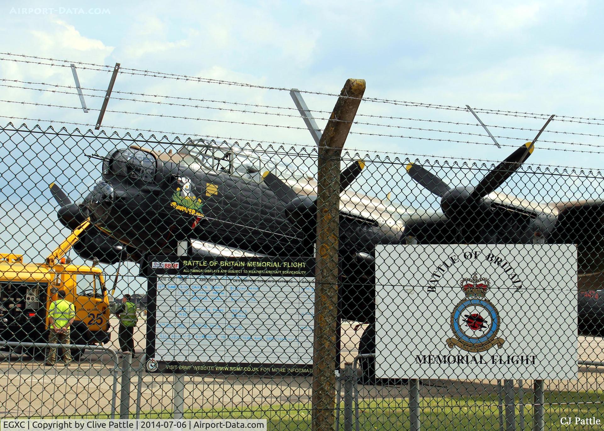 RAF Coningsby Airport, Coningsby, England United Kingdom (EGXC) - BBMF viewing area