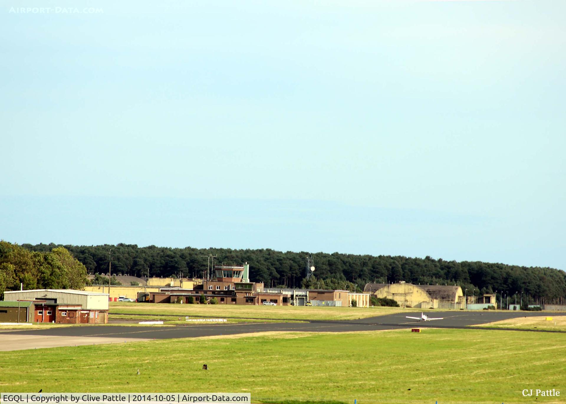 RAF Leuchars Airport, Leuchars, Scotland United Kingdom (EGQL) - A view from the hump towards the Tower complex at RAF Leuchars. The fast jet squadrons Nos 1 and 6, with their BAe Typhoons, have already vacated their HAS's and moved to RAF Lossiemouth leaving only the Tutors of the UAS.