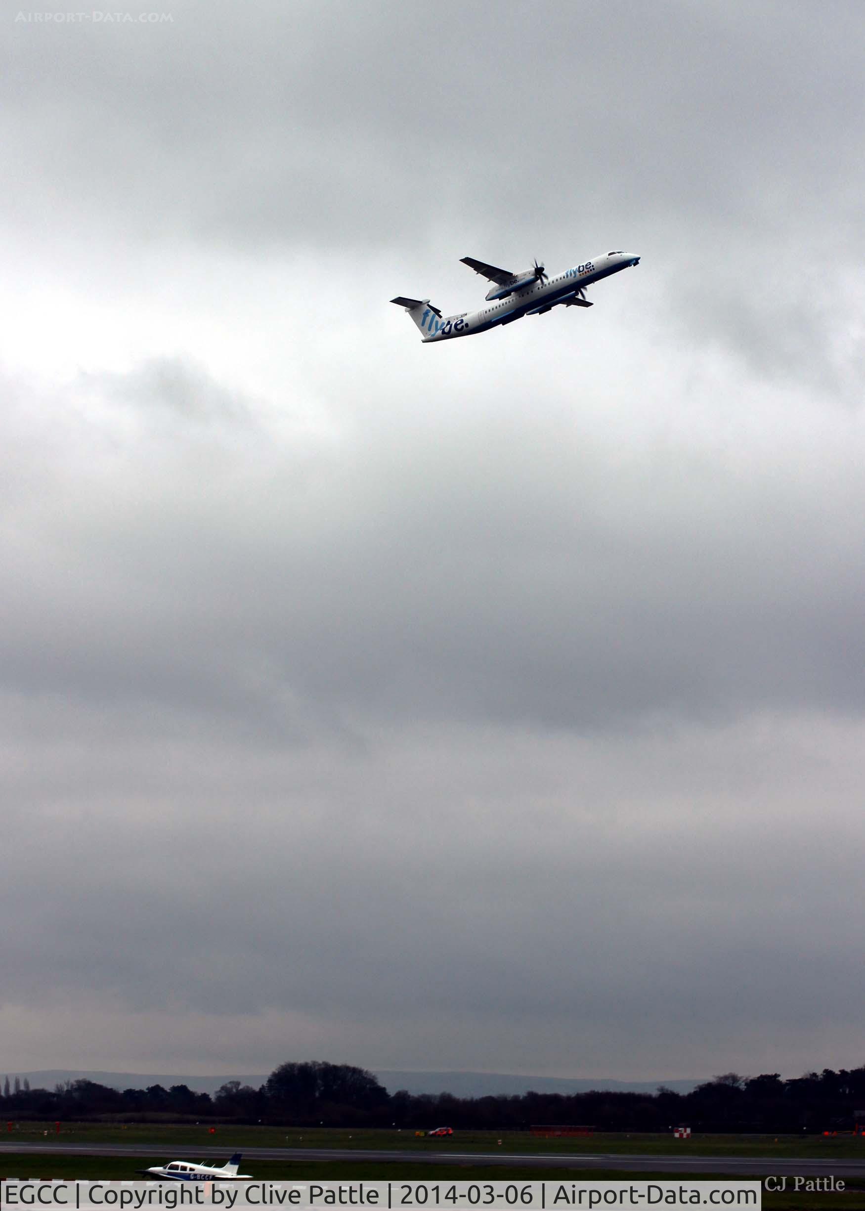 Manchester Airport, Manchester, England United Kingdom (EGCC) - Steep Climb Out at Manchester EGCC