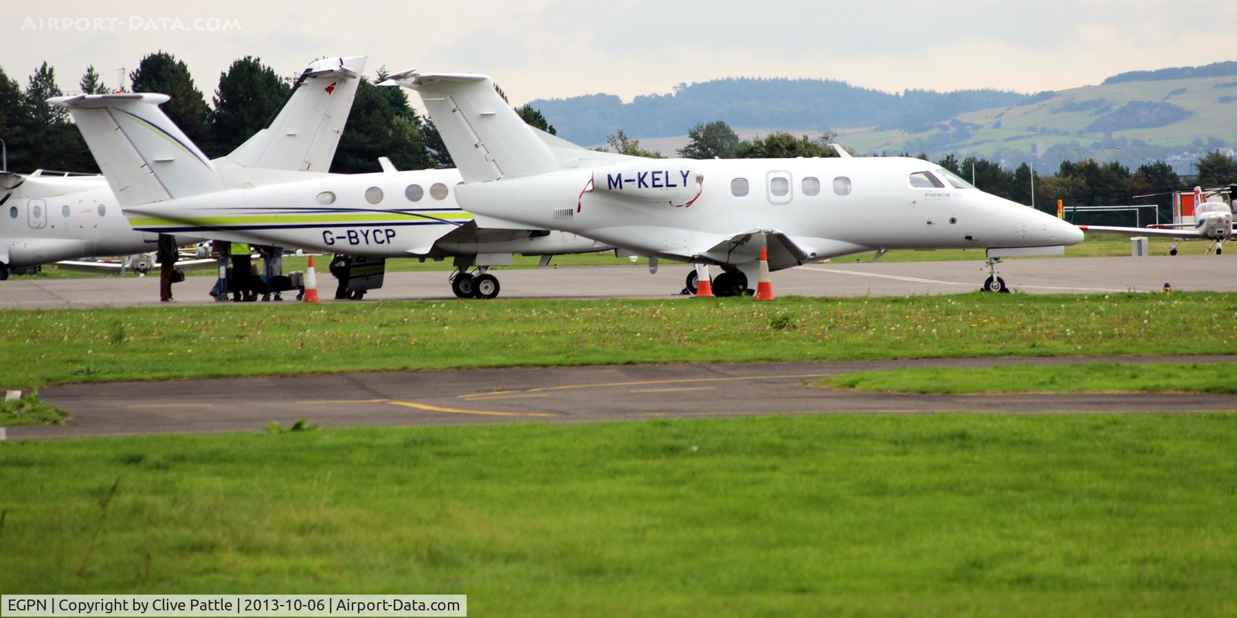 Dundee Airport, Dundee, Scotland United Kingdom (EGPN) - A busy apron scene at Dundee Riverside EGPN