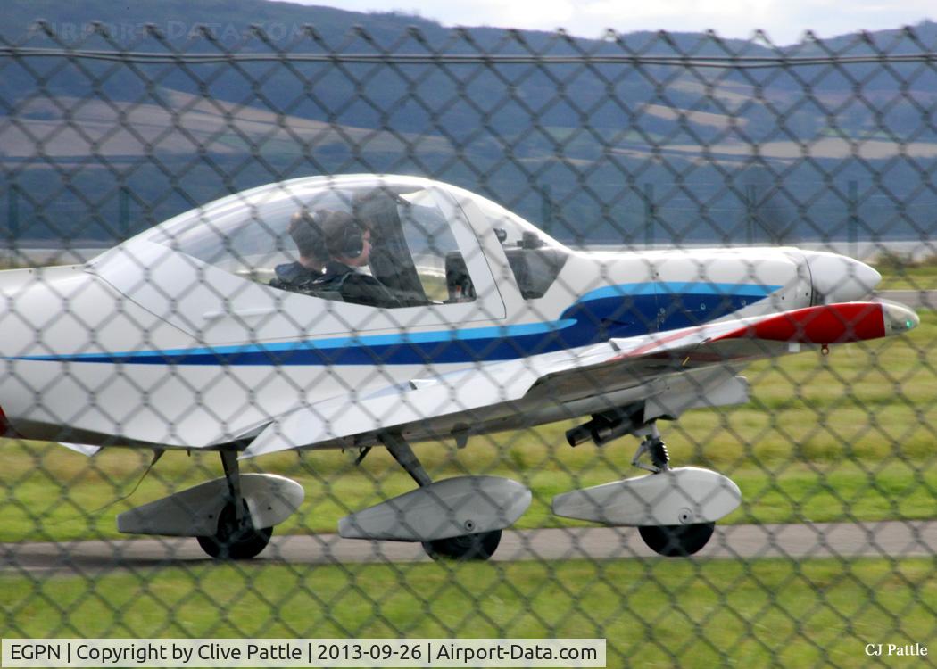 Dundee Airport, Dundee, Scotland United Kingdom (EGPN) - Through the fence at Dundee Riverside