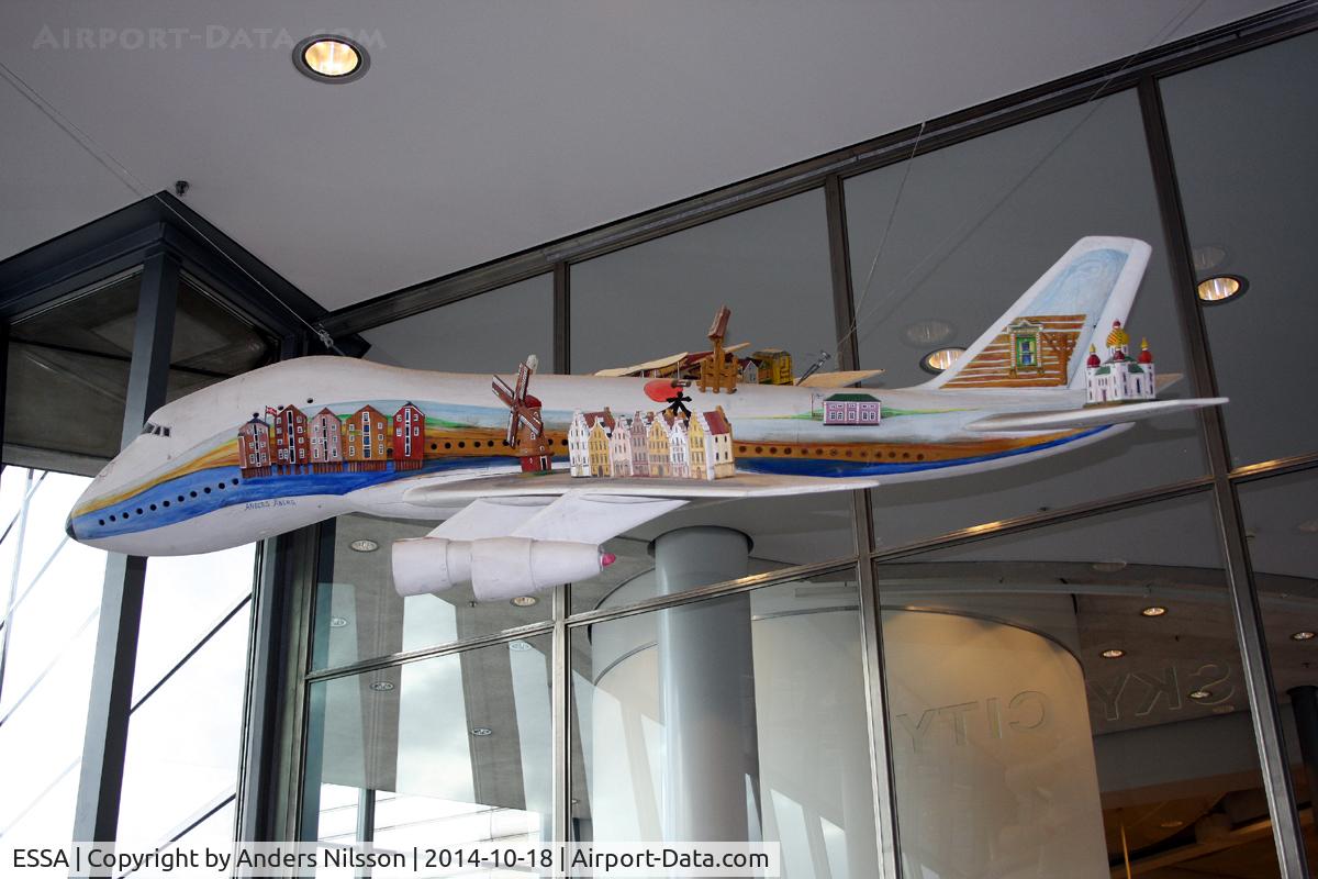 Stockholm-Arlanda Airport, Stockholm Sweden (ESSA) - Art in Sky City.