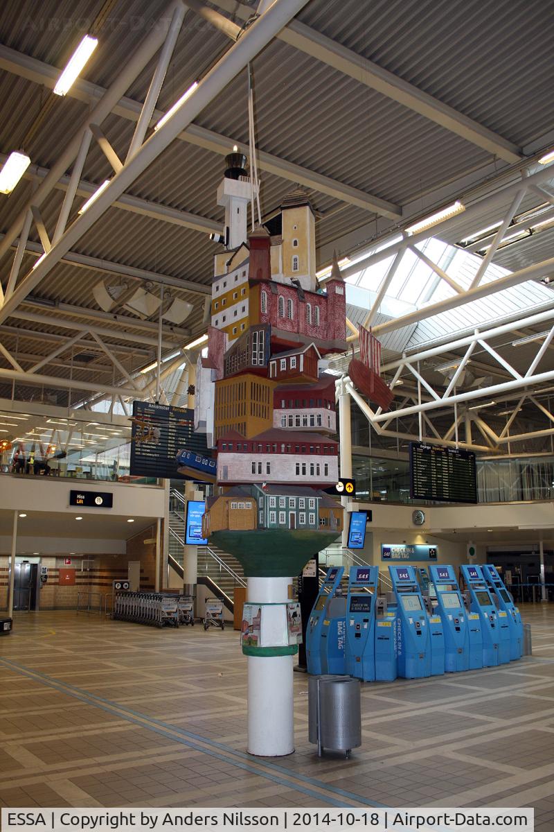 Stockholm-Arlanda Airport, Stockholm Sweden (ESSA) - Art in terminal 4.