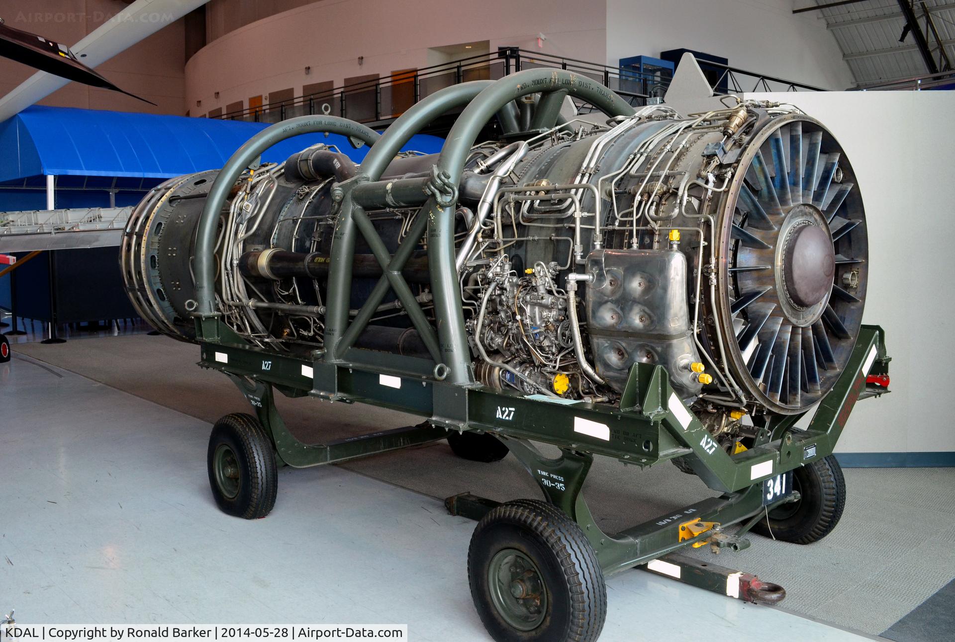 Dallas Love Field Airport (DAL) - J-58 engine for SR-71A Frontiers of Flight Museum DAL
