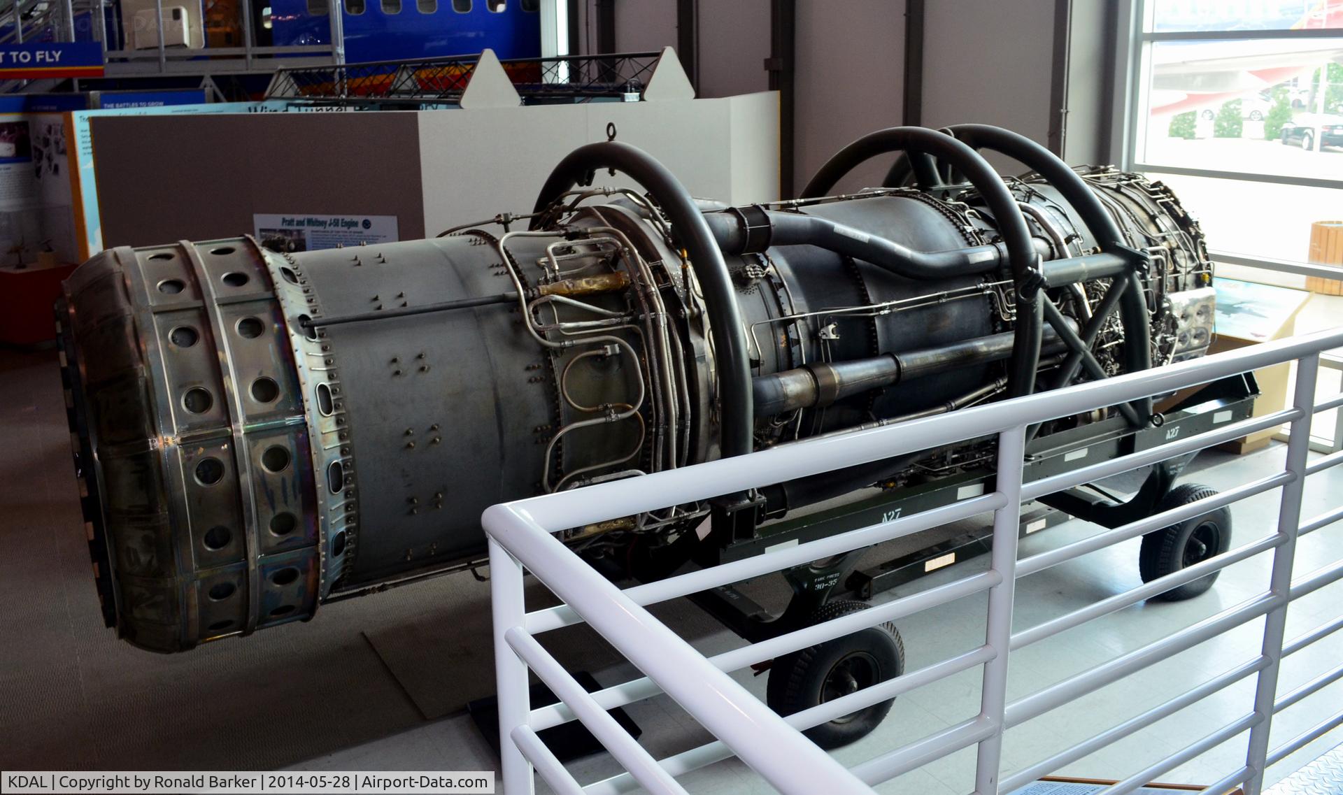 Dallas Love Field Airport (DAL) - J-58 engine for SR-71A Frontiers of Flight Museum DAL