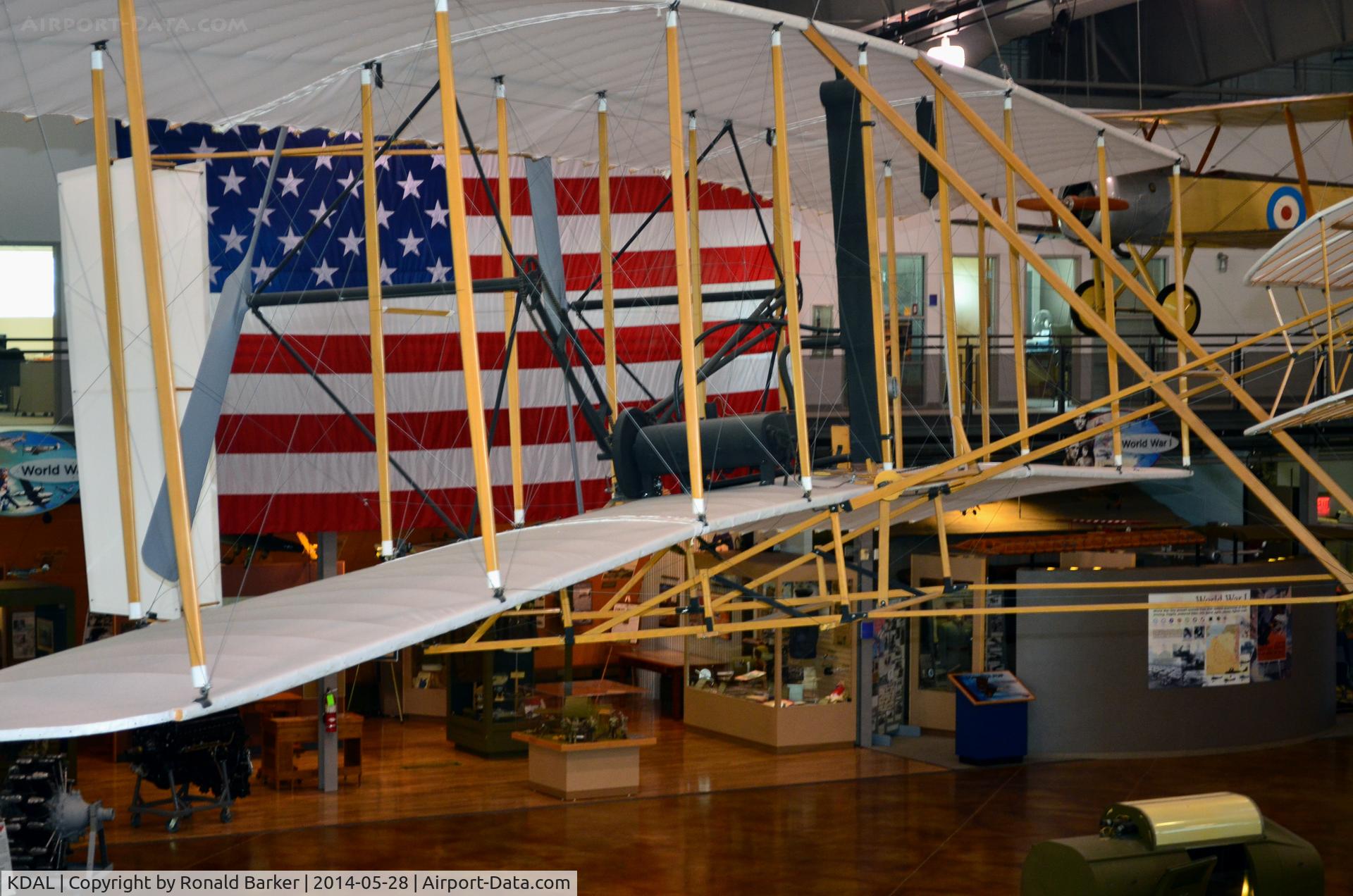 Dallas Love Field Airport (DAL) - Wright Flyer glider Frontiers of Flight Museum DAL