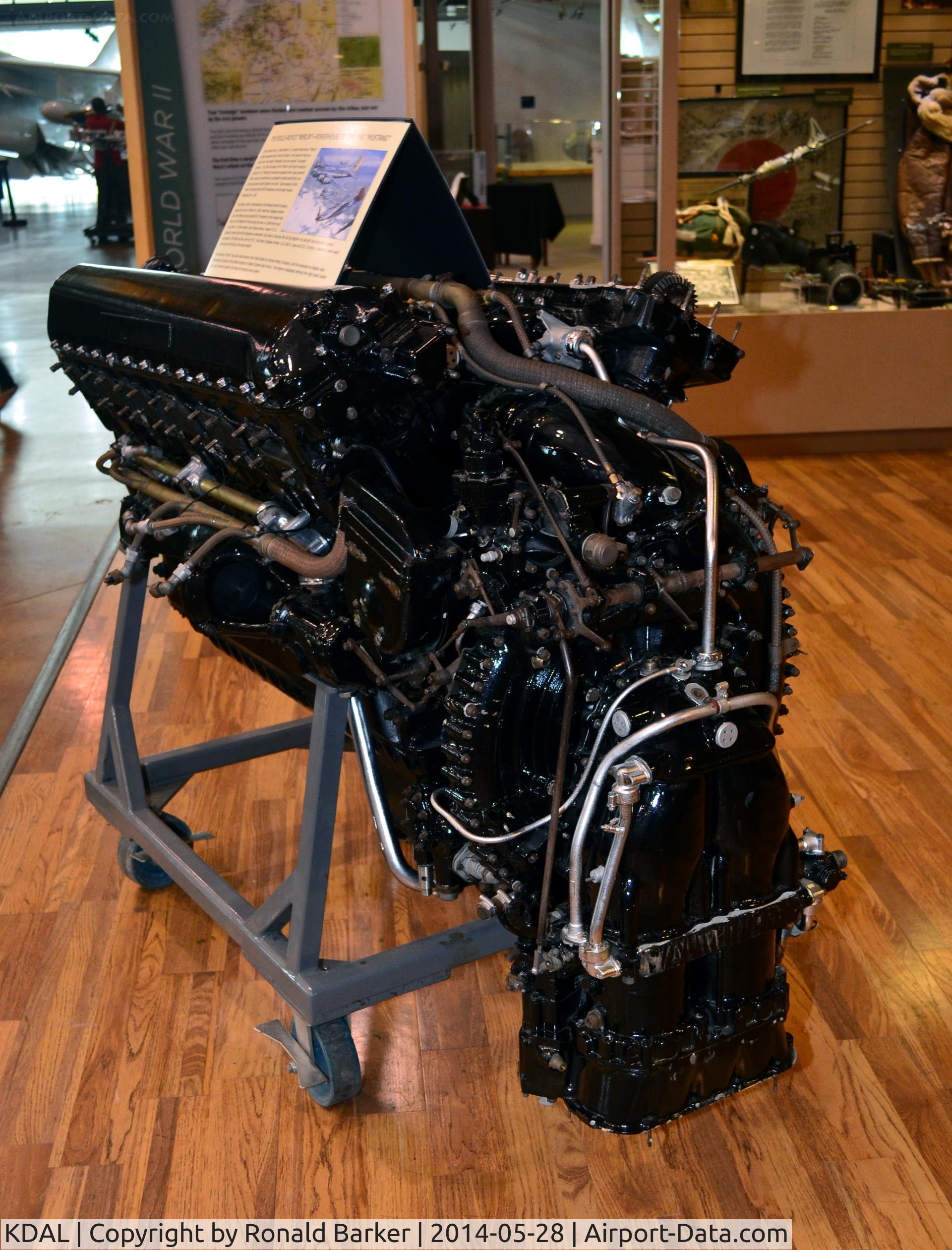 Dallas Love Field Airport (DAL) - Rolls Royce Merlin engine Frontiers of Flight Museum DAL