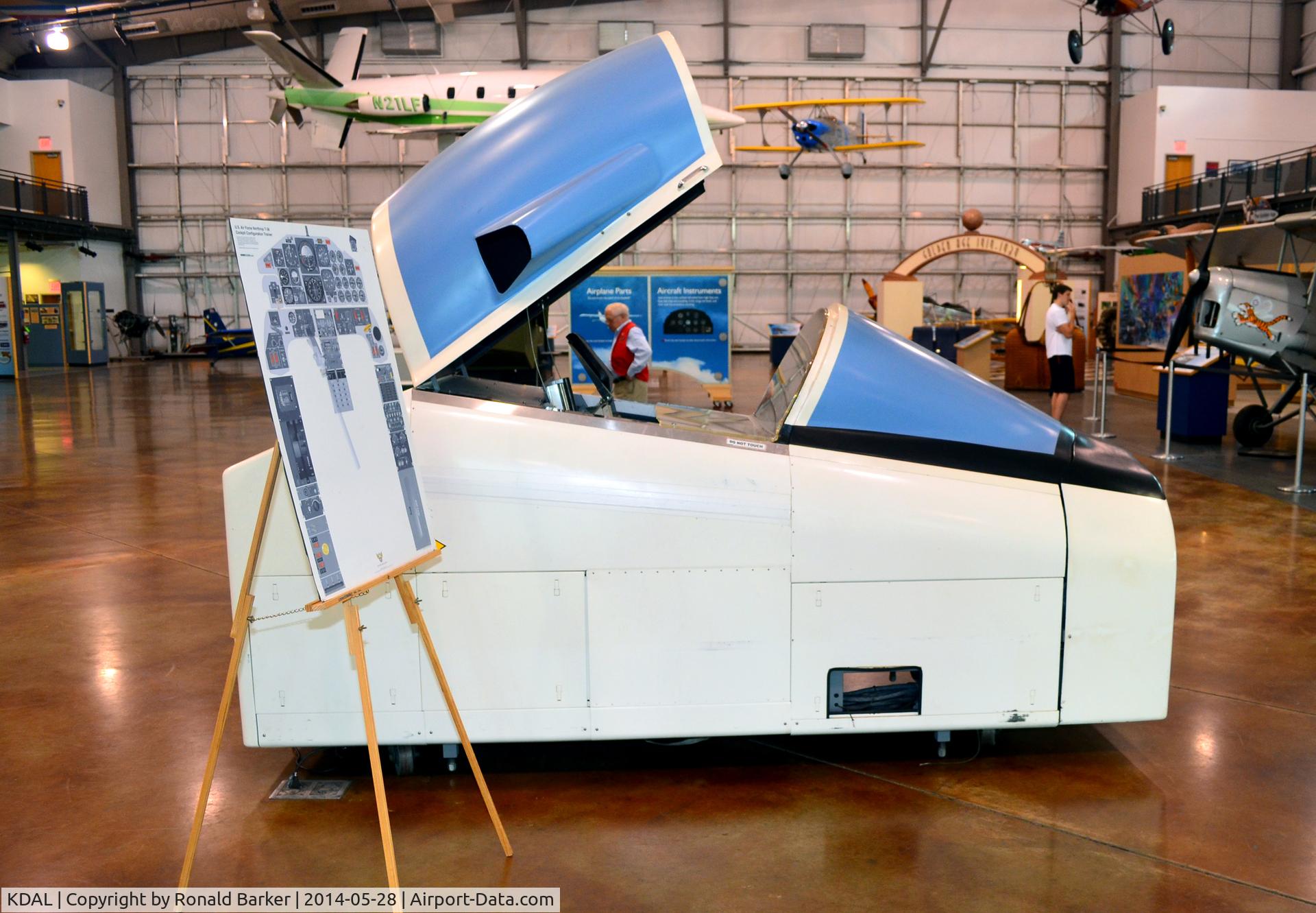Dallas Love Field Airport (DAL) - Pilot cockpit trainer Frontiers of Flight Museum DAL