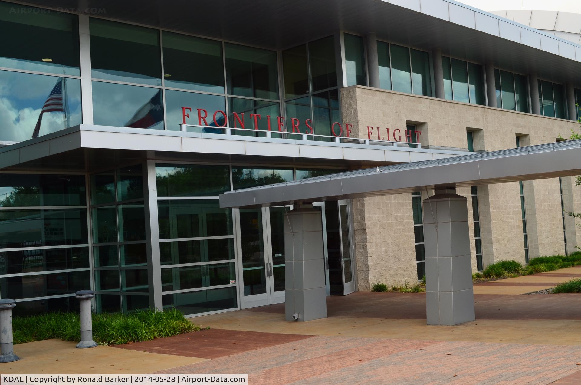 Dallas Love Field Airport (DAL) - Front entrance to the Frontiers of Flight Museum DAL