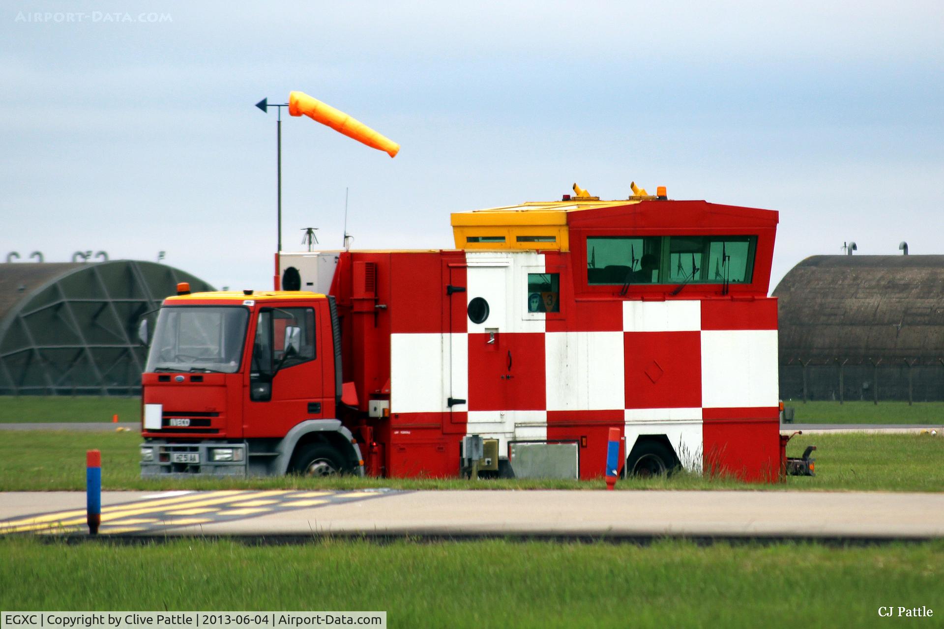 RAF Coningsby Airport, Coningsby, England United Kingdom (EGXC) - Ops Caravan