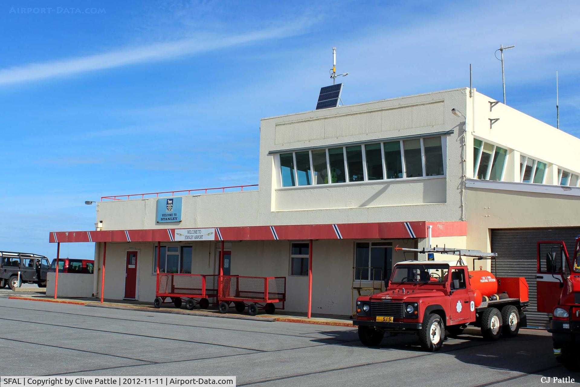 SFAL Airport - The main terminal building at Port Stanley airport