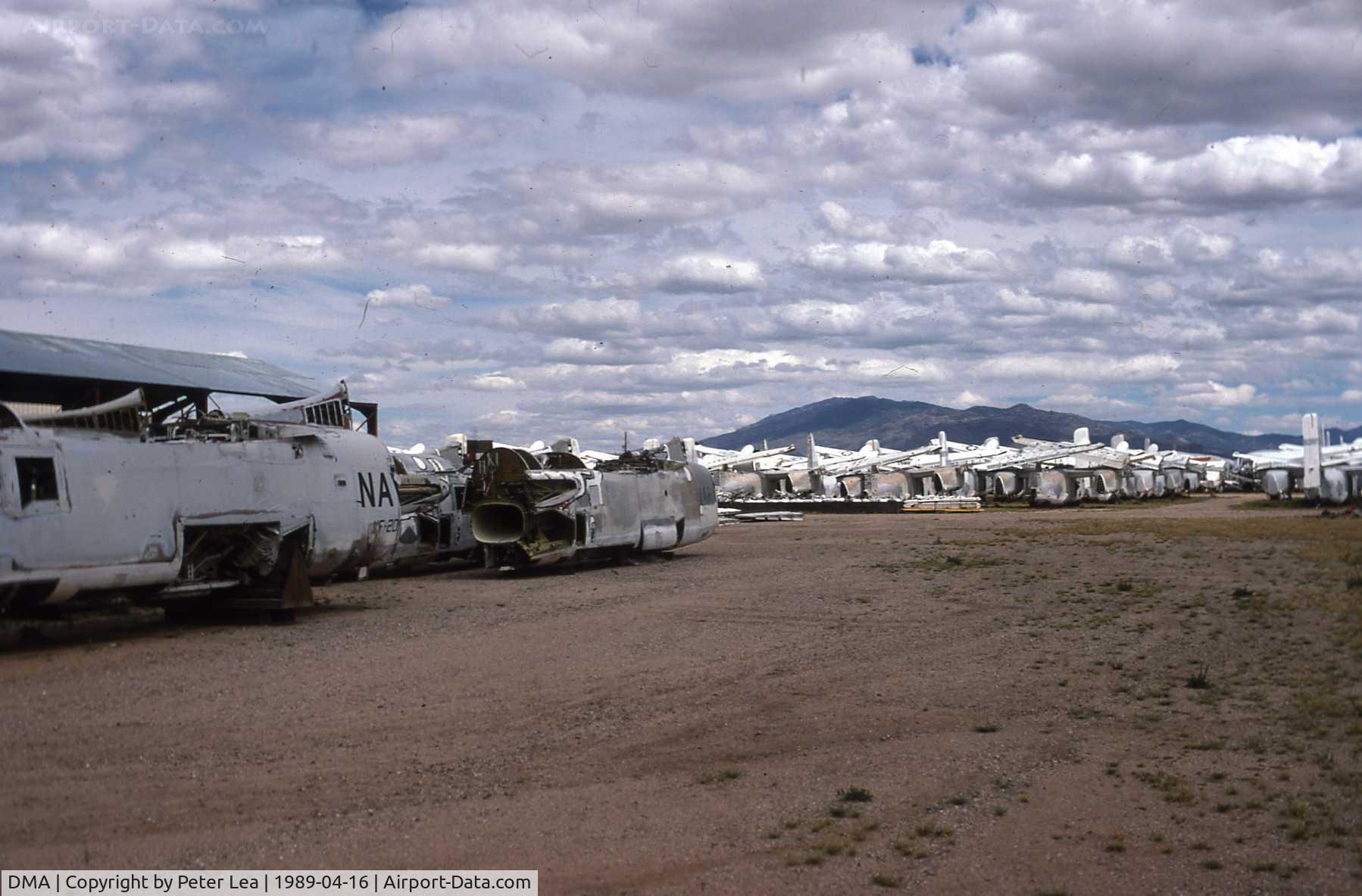 Davis Monthan Afb Airport (DMA) - A photo taken from the fence during April 1989