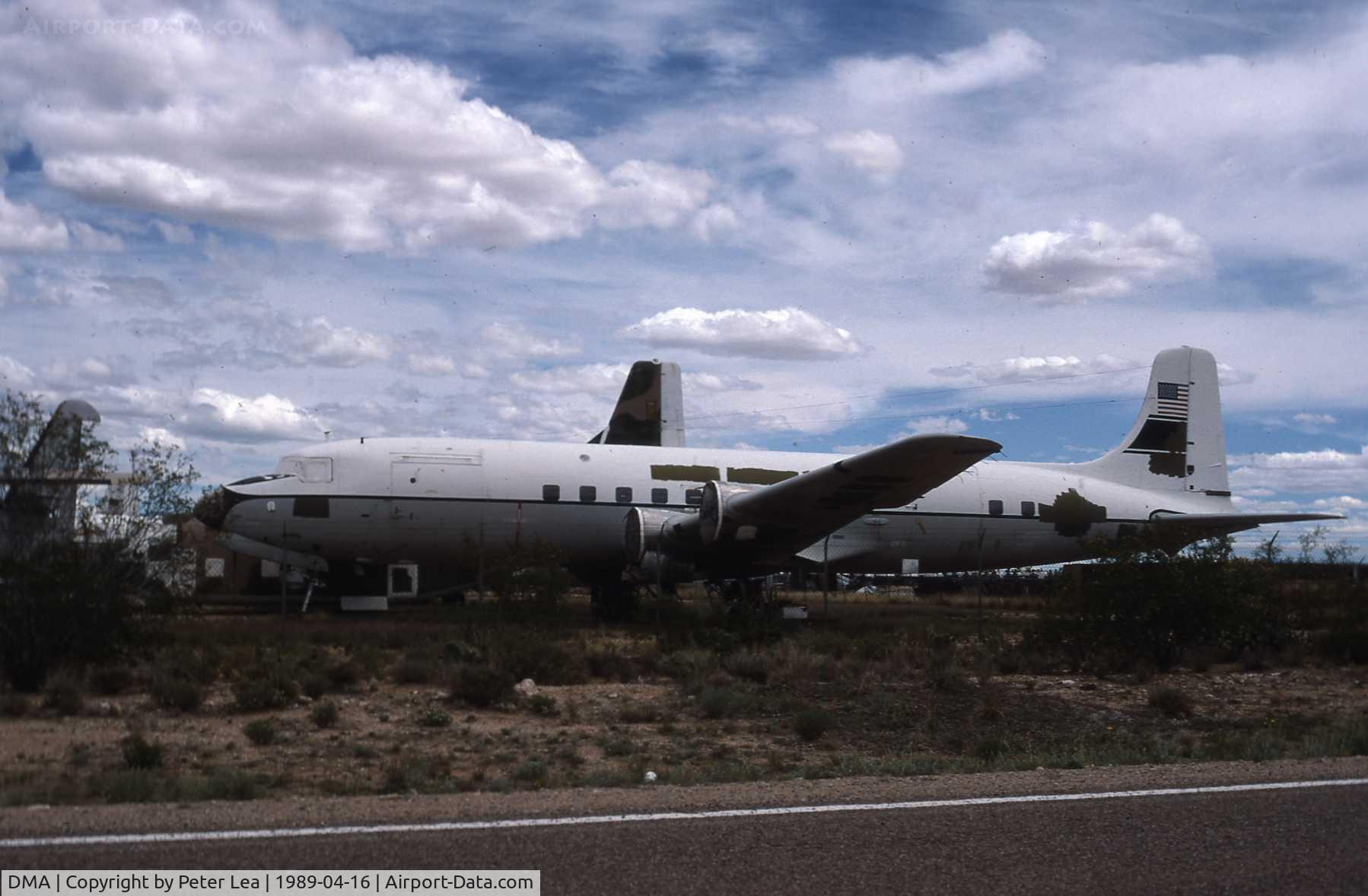 Davis Monthan Afb Airport (DMA) - A photo taken from the fence in April 1989