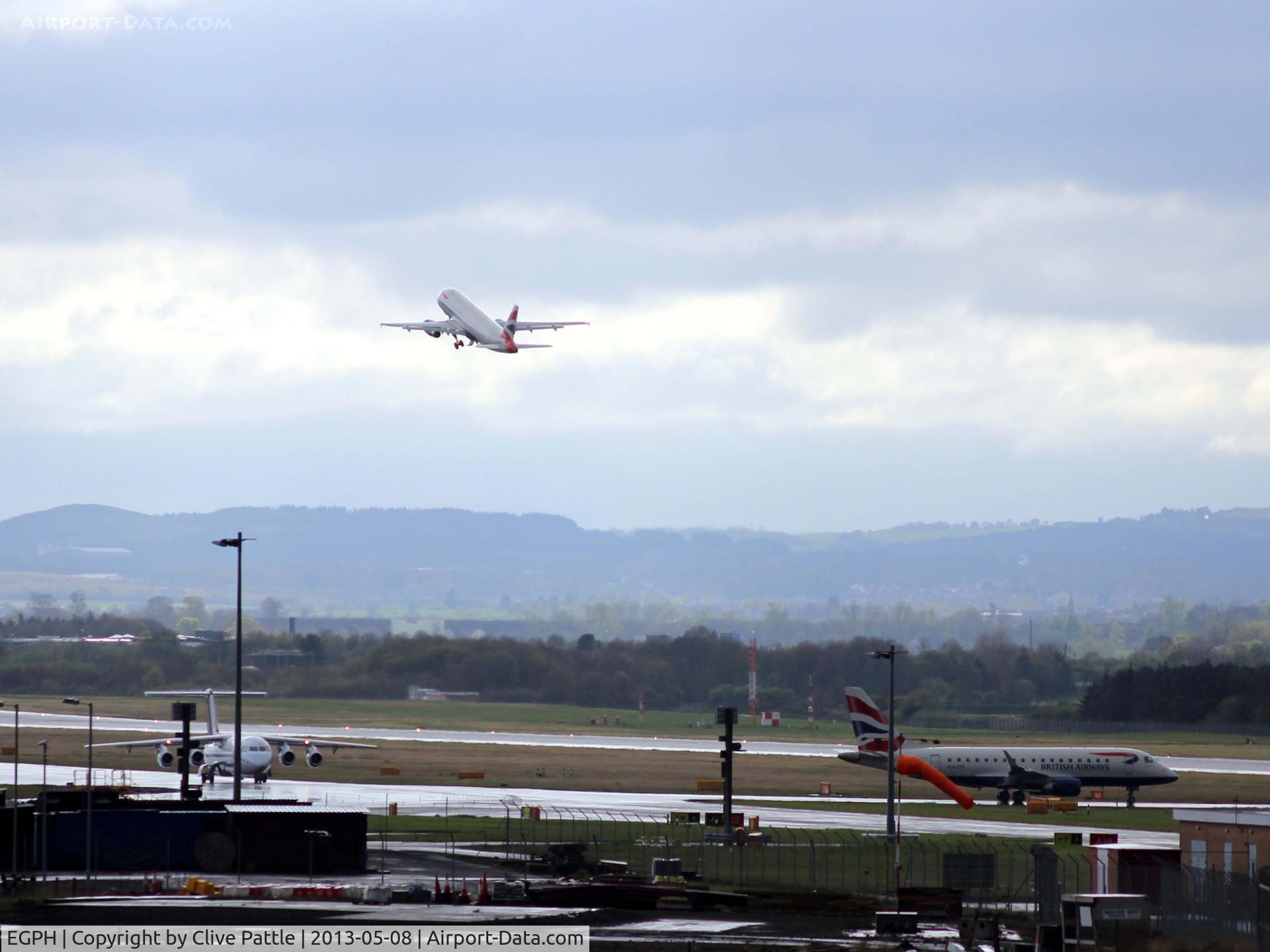 Edinburgh Airport, Edinburgh, Scotland United Kingdom (EGPH) - Long shot departure from Edinburgh