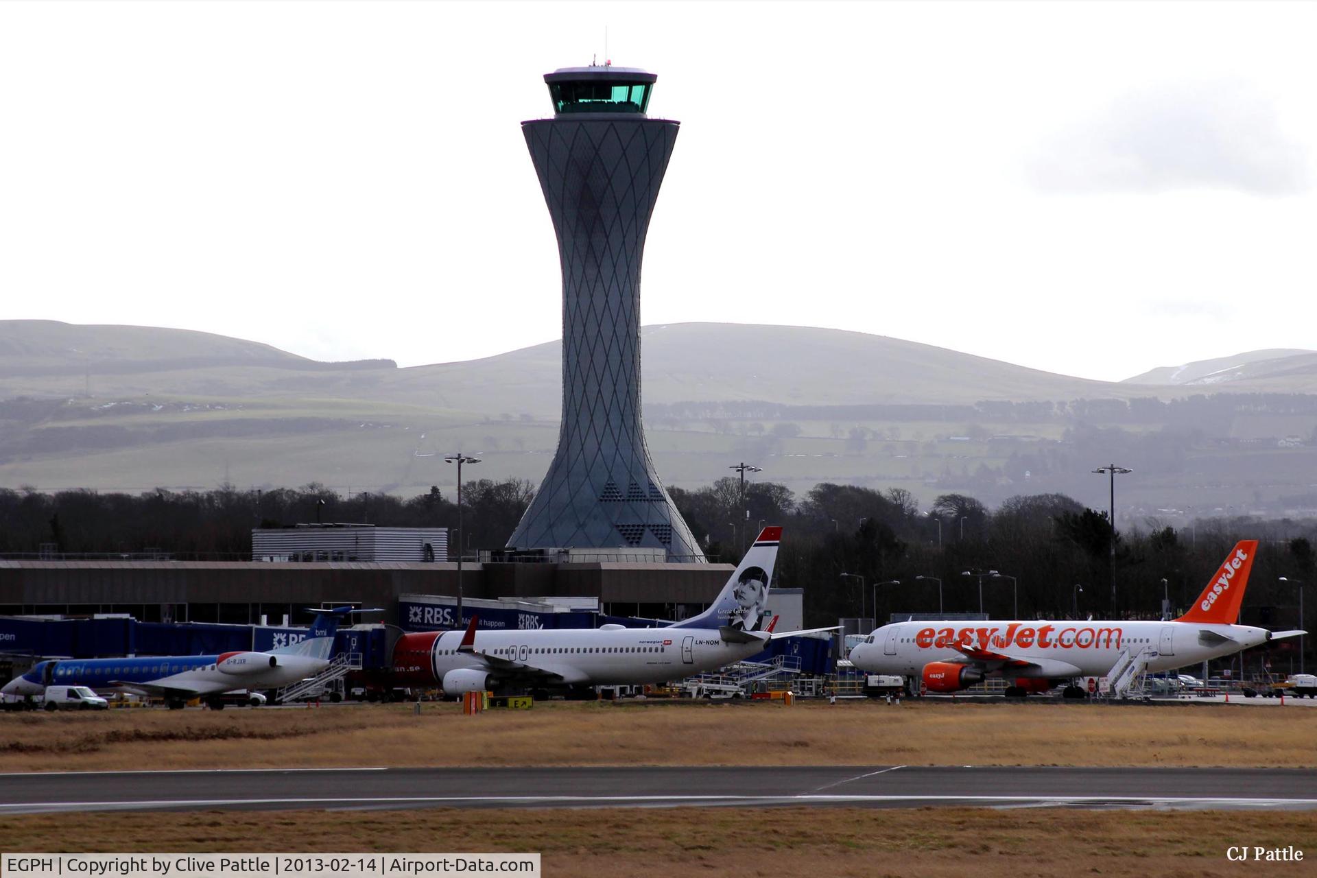 Edinburgh Airport, Edinburgh, Scotland United Kingdom (EGPH) - A winter shot of the terminal at Edinburgh