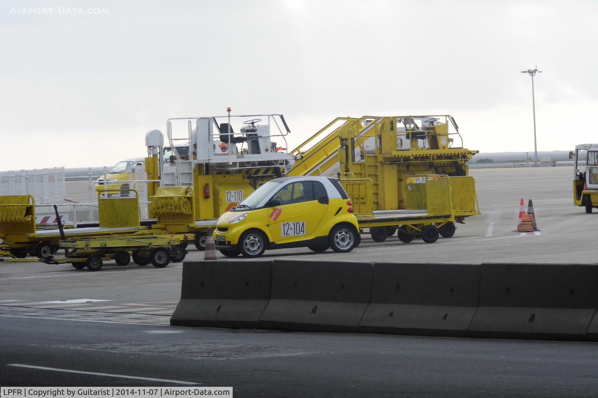 Faro Airport, Faro Portugal (LPFR) - Airfield ops vehicles at Faro 