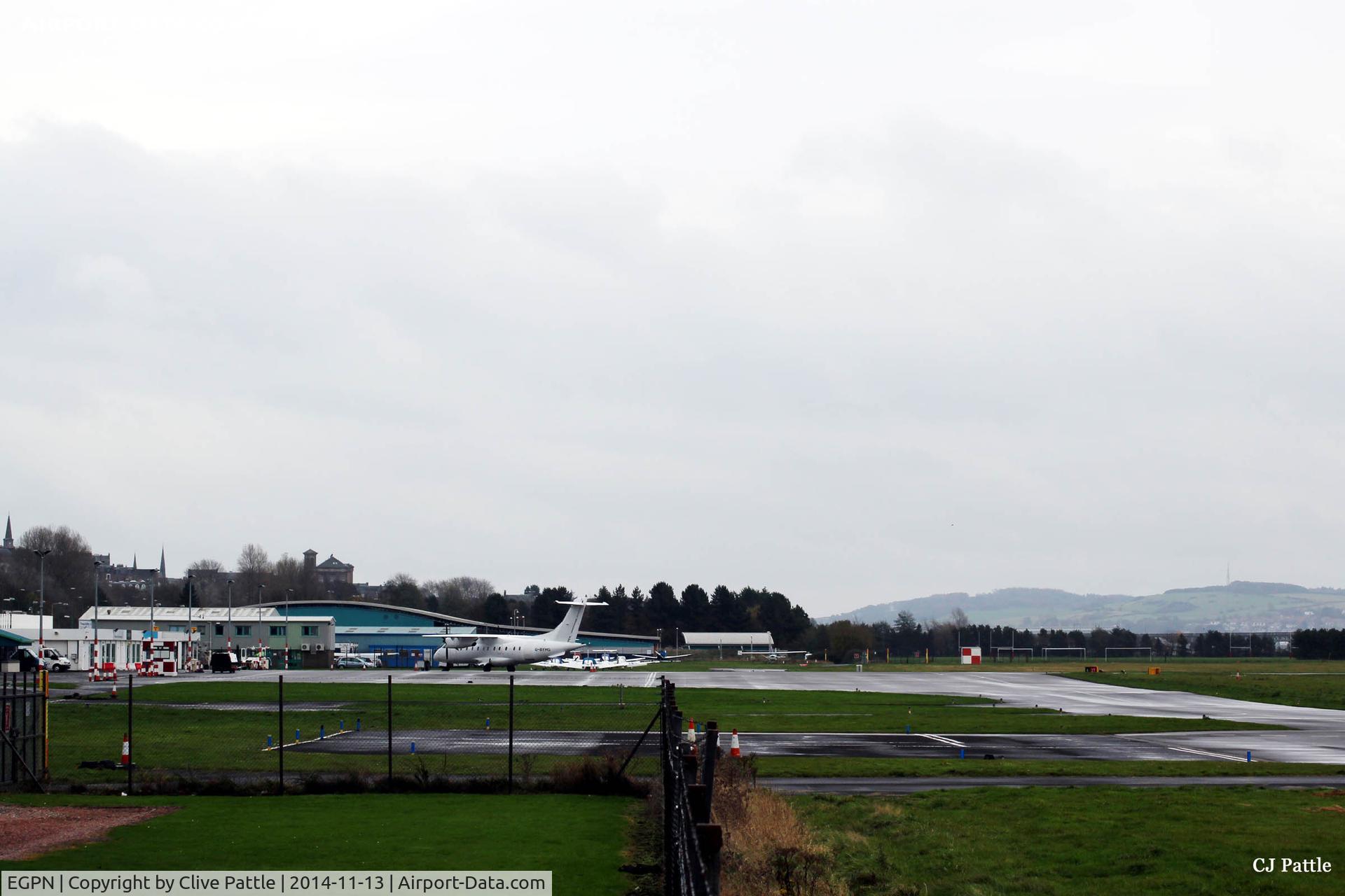 Dundee Airport, Dundee, Scotland United Kingdom (EGPN) - Wide view looking east of the vista at Dundee Riverside airport EGPN