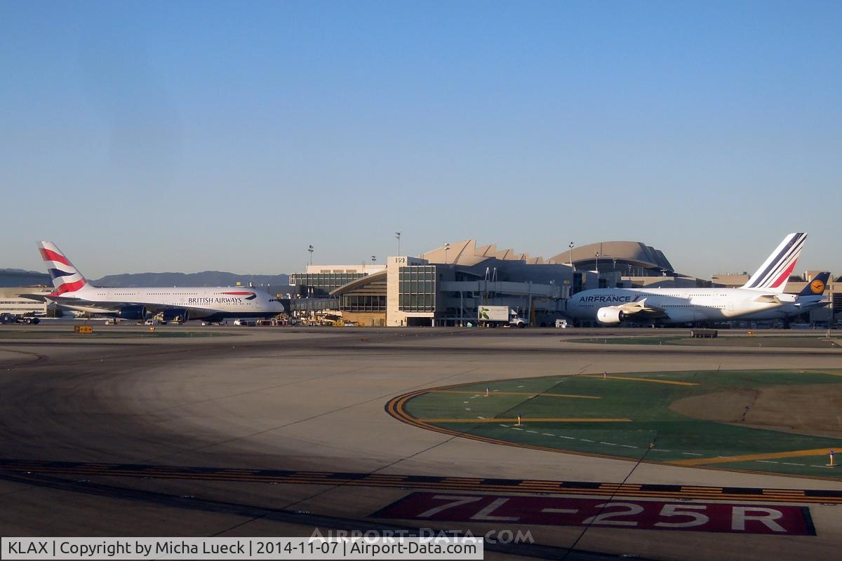 Los Angeles International Airport (LAX) - Two whale jets at the new Tom Bradley International
