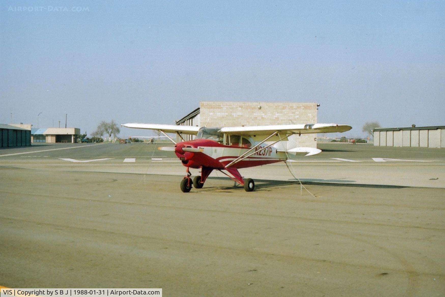 Visalia Municipal Airport (VIS) - N2371P at the Visalia airport. View is to the east.