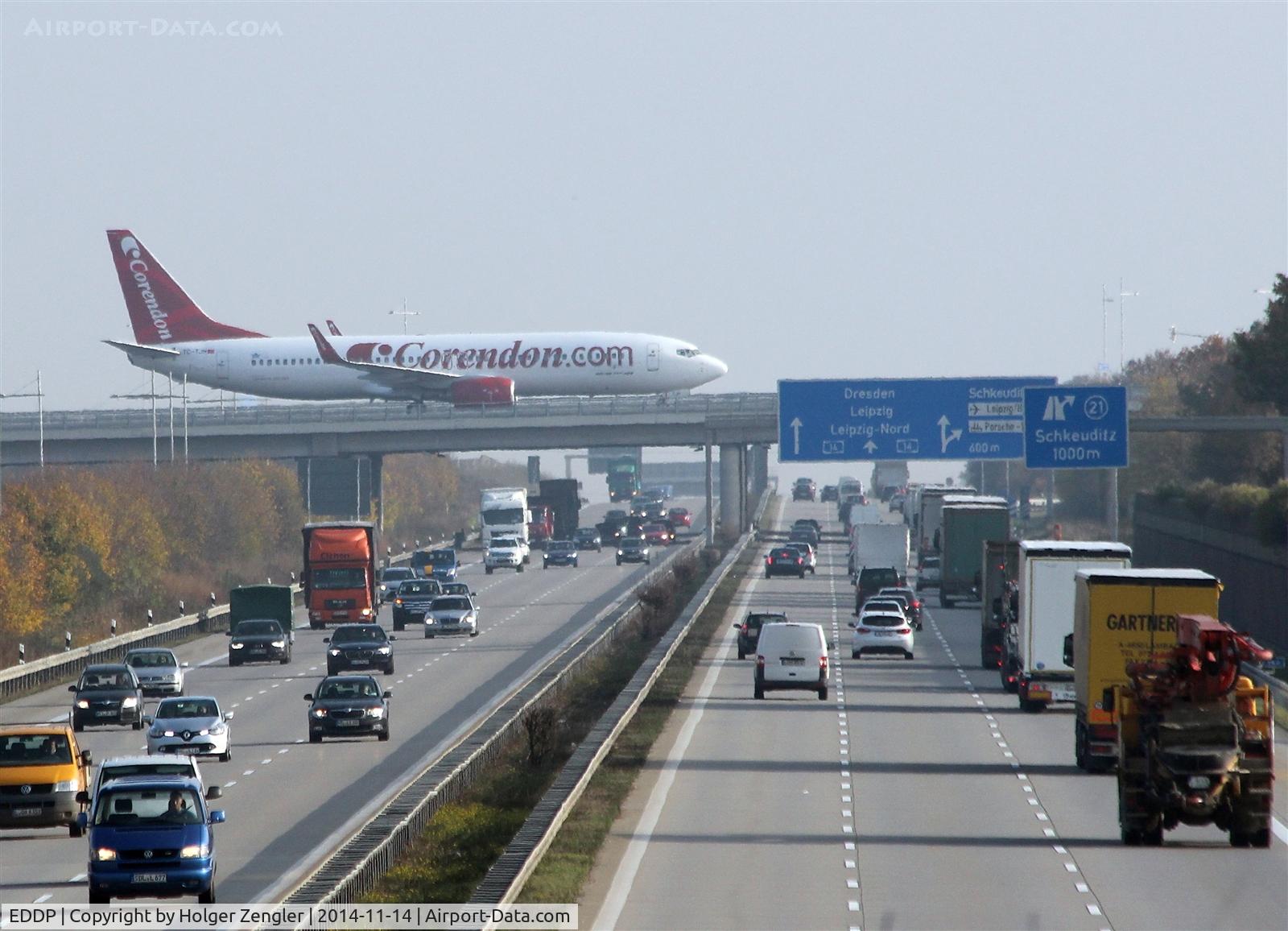 Leipzig/Halle Airport, Leipzig/Halle Germany (EDDP) - On taxi to parking position...... 