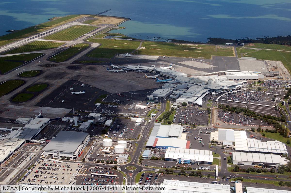Auckland International Airport, Auckland New Zealand (NZAA) - Taken from DC-3 ZK-DAK