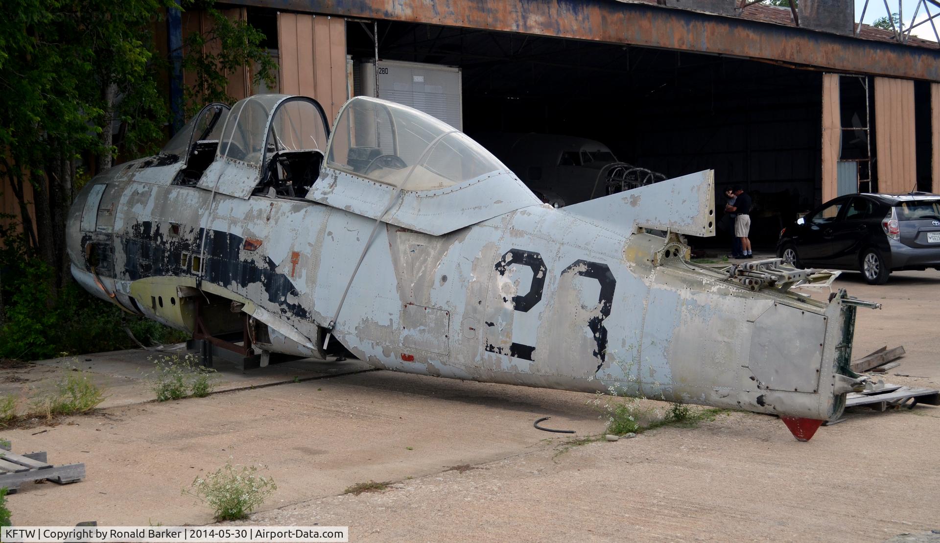 Fort Worth Meacham International Airport (FTW) - T-28 fuselage at Vintage Flight Museum