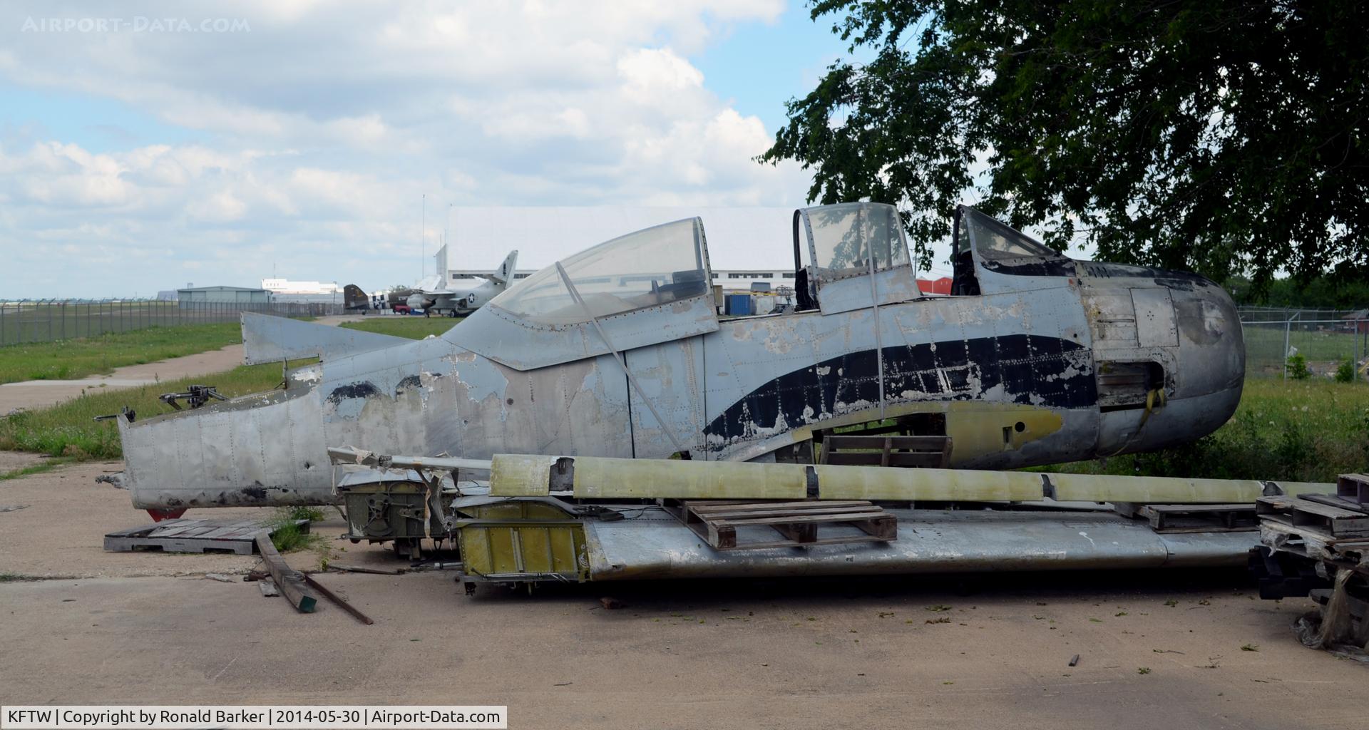 Fort Worth Meacham International Airport (FTW) - T-28 fuselage at Vintage Flight Museum