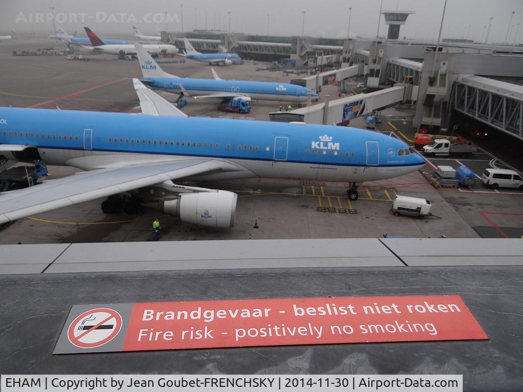 Amsterdam Schiphol Airport, Haarlemmermeer, near Amsterdam Netherlands (EHAM) - Schipol panorama deck