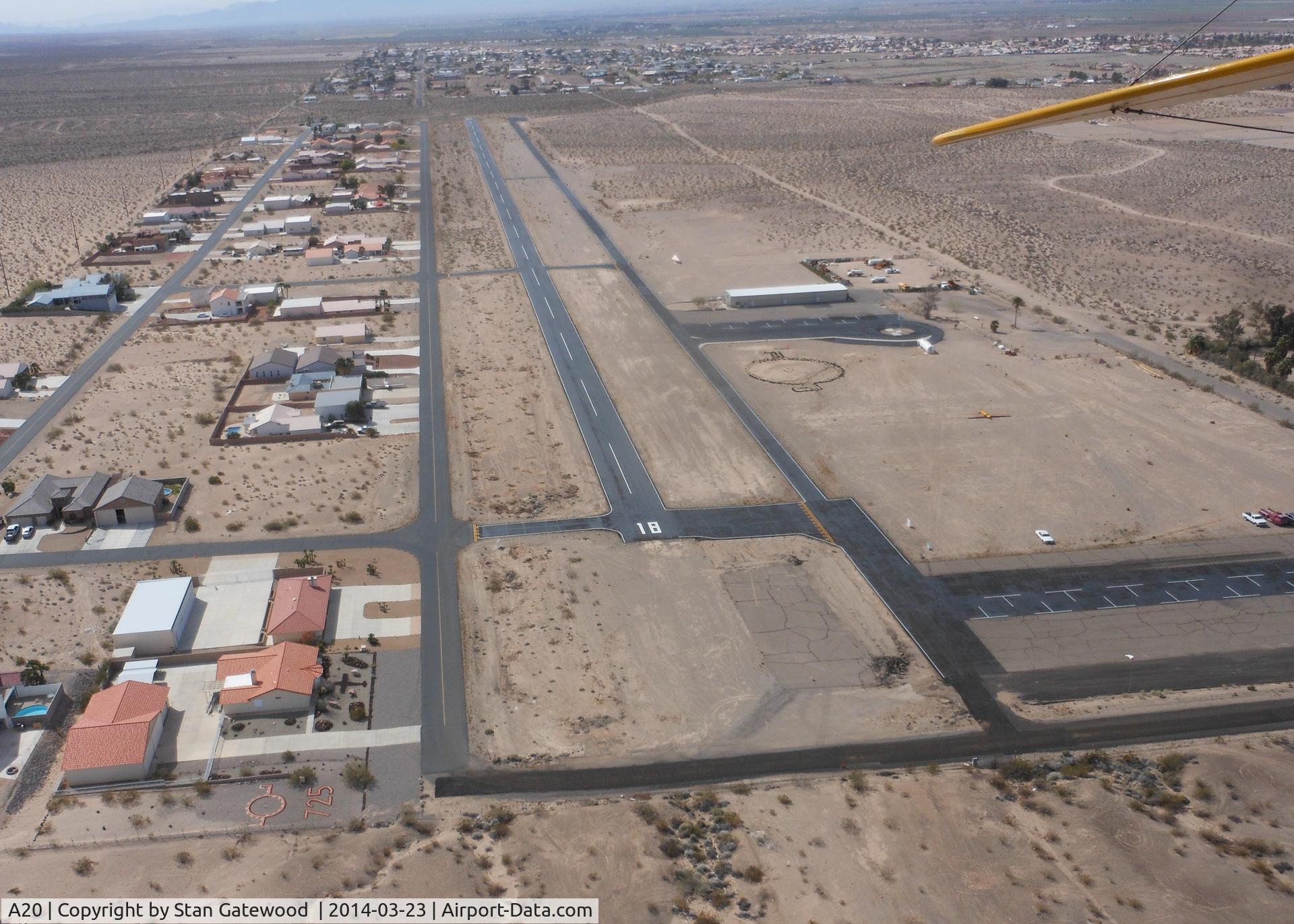 Sun Valley Airport (A20) - Taken from my 1946 J3 Cub on March 23, 2014
