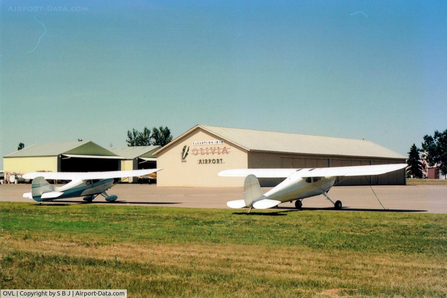 Olivia Regional Airport (OVL) - Olivia airport as seen in 1989.