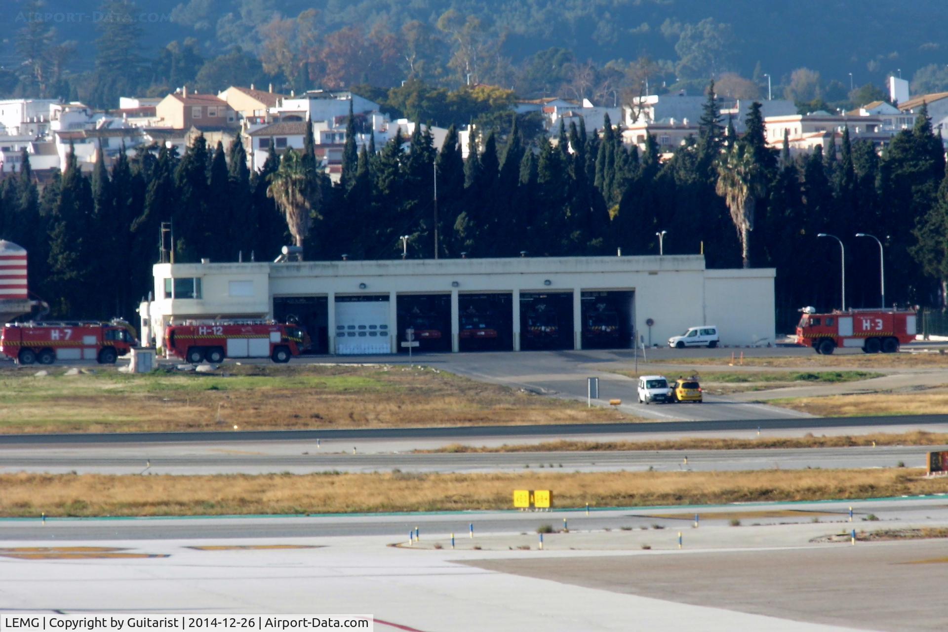 Málaga Airport, Málaga Spain (LEMG) - Fire station at Malaga Airport