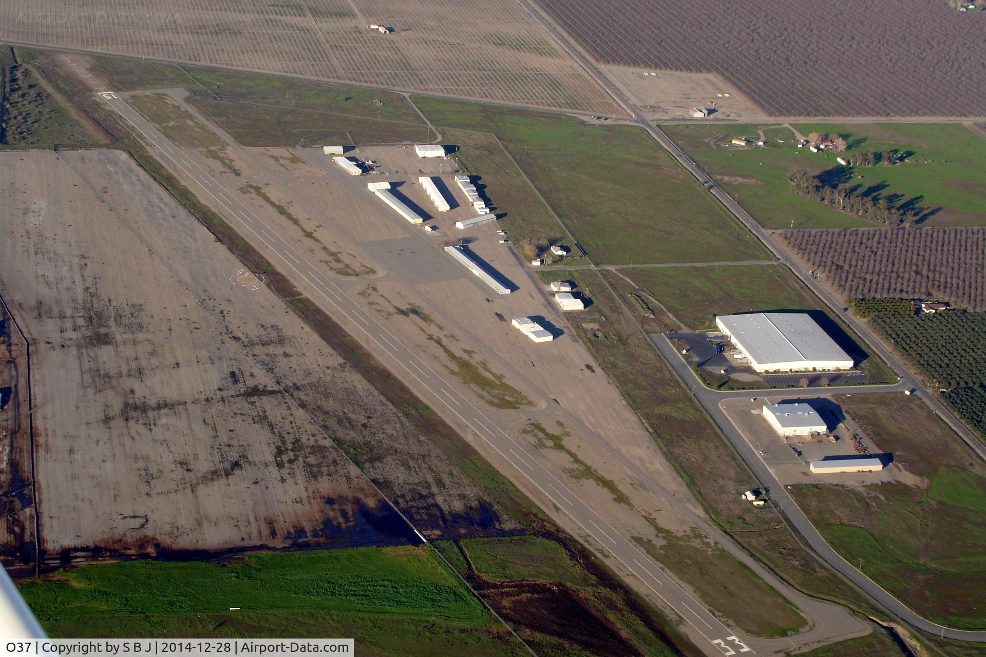 Haigh Field Airport (O37) - View to the north.Was one of 5 auxiliary airfields of Chico Army Air Field. The primary trainer they used was the Vultee BT-13.