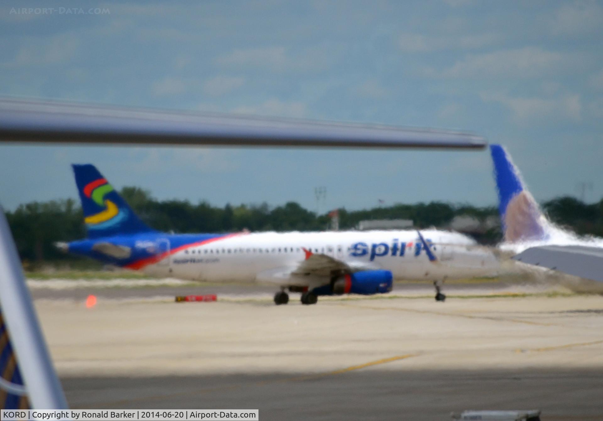 Chicago O'hare International Airport (ORD) - Spirit Airlines Airbus O'Hare