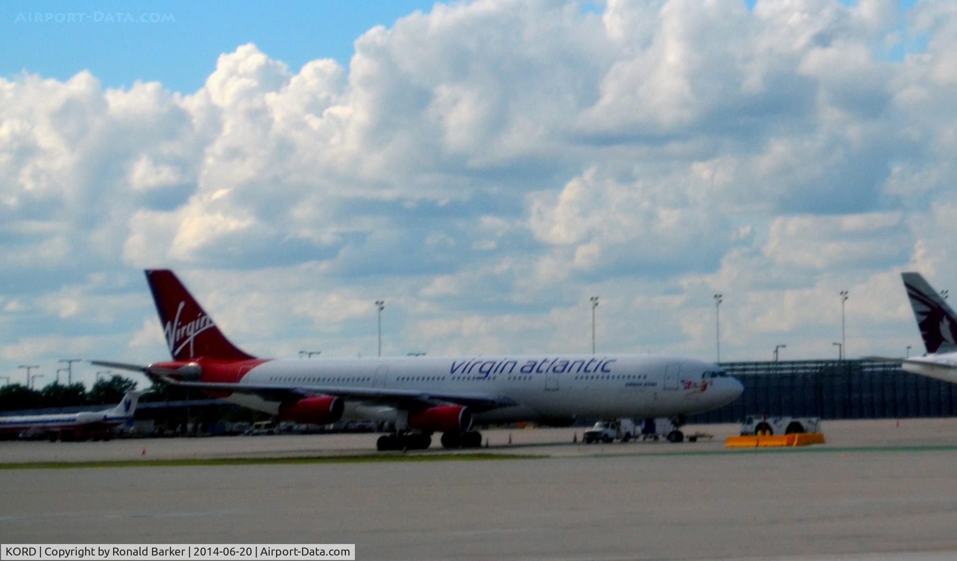 Chicago O'hare International Airport (ORD) - Virgin Atlantic A340 O'Hare