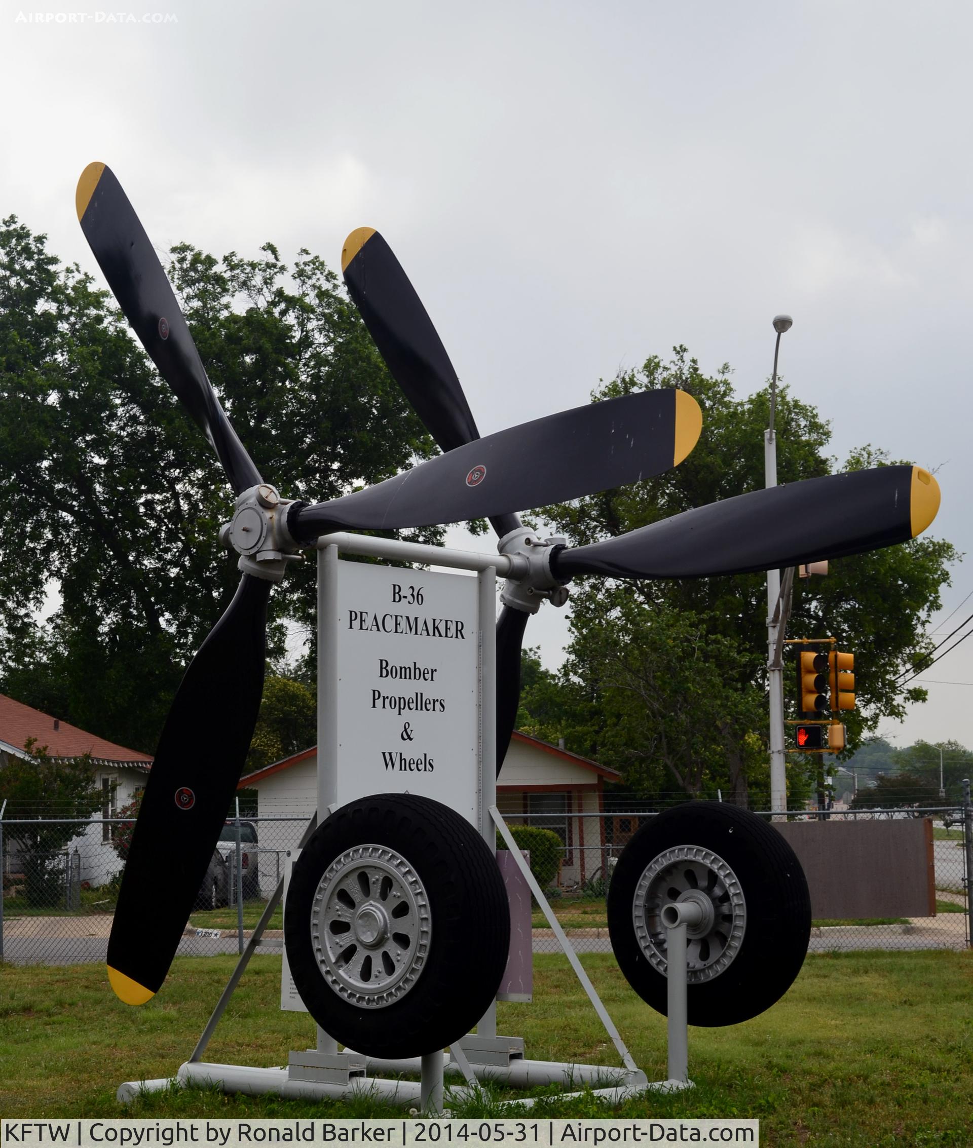 Fort Worth Meacham International Airport (FTW) - B-36 prop at the Fort Worth Aviation Museum