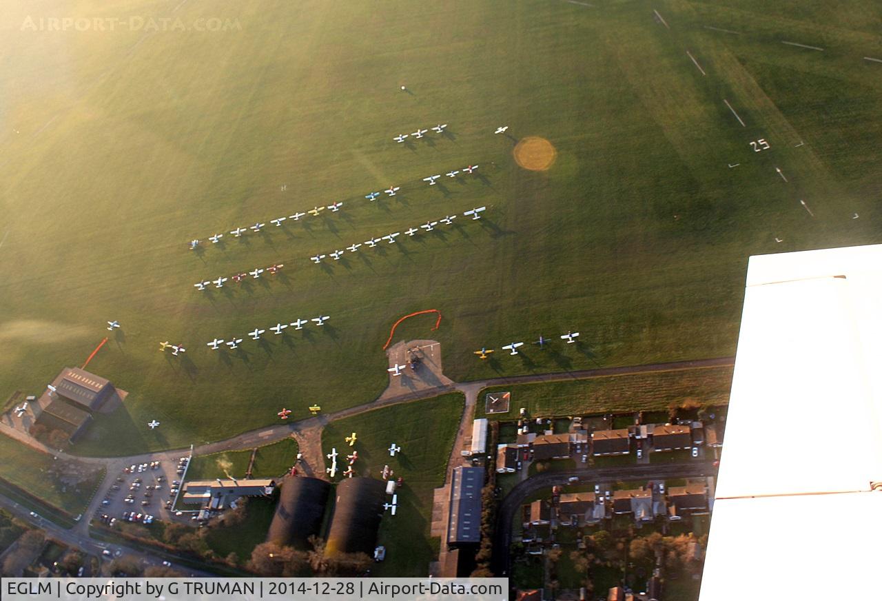 White Waltham Airfield Airport, White Waltham, England United Kingdom (EGLM) - View below when joining through the overhead onto the deadside