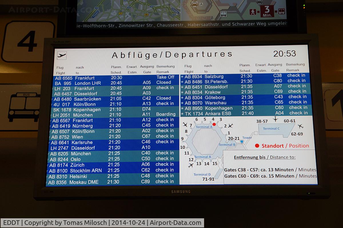 Tegel International Airport (closing in 2011), Berlin Germany (EDDT) - Inside the fantastic terminal building at TXL. The airport will be closing in 2017. Probably ...
