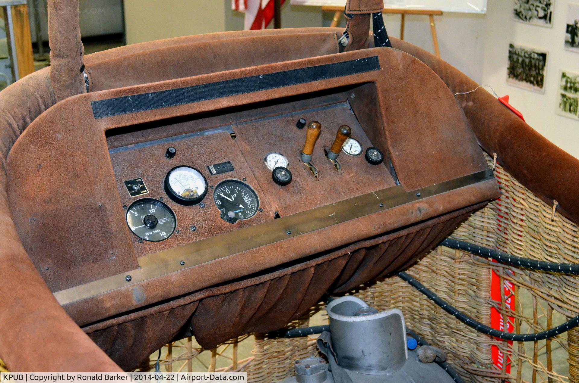 Pueblo Memorial Airport (PUB) - Balloon gondola controls-Weisbrod Aircraft Museum