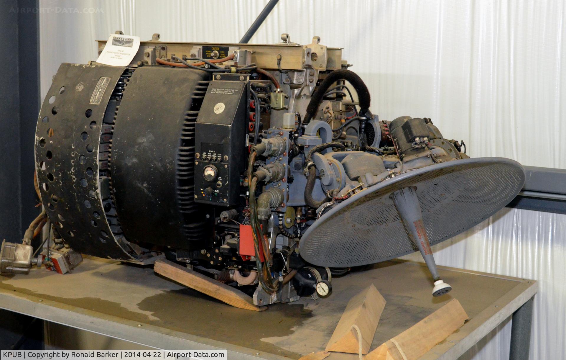 Pueblo Memorial Airport (PUB) - F-6A Radar APQ-50  Weisbrod Aircraft Museum