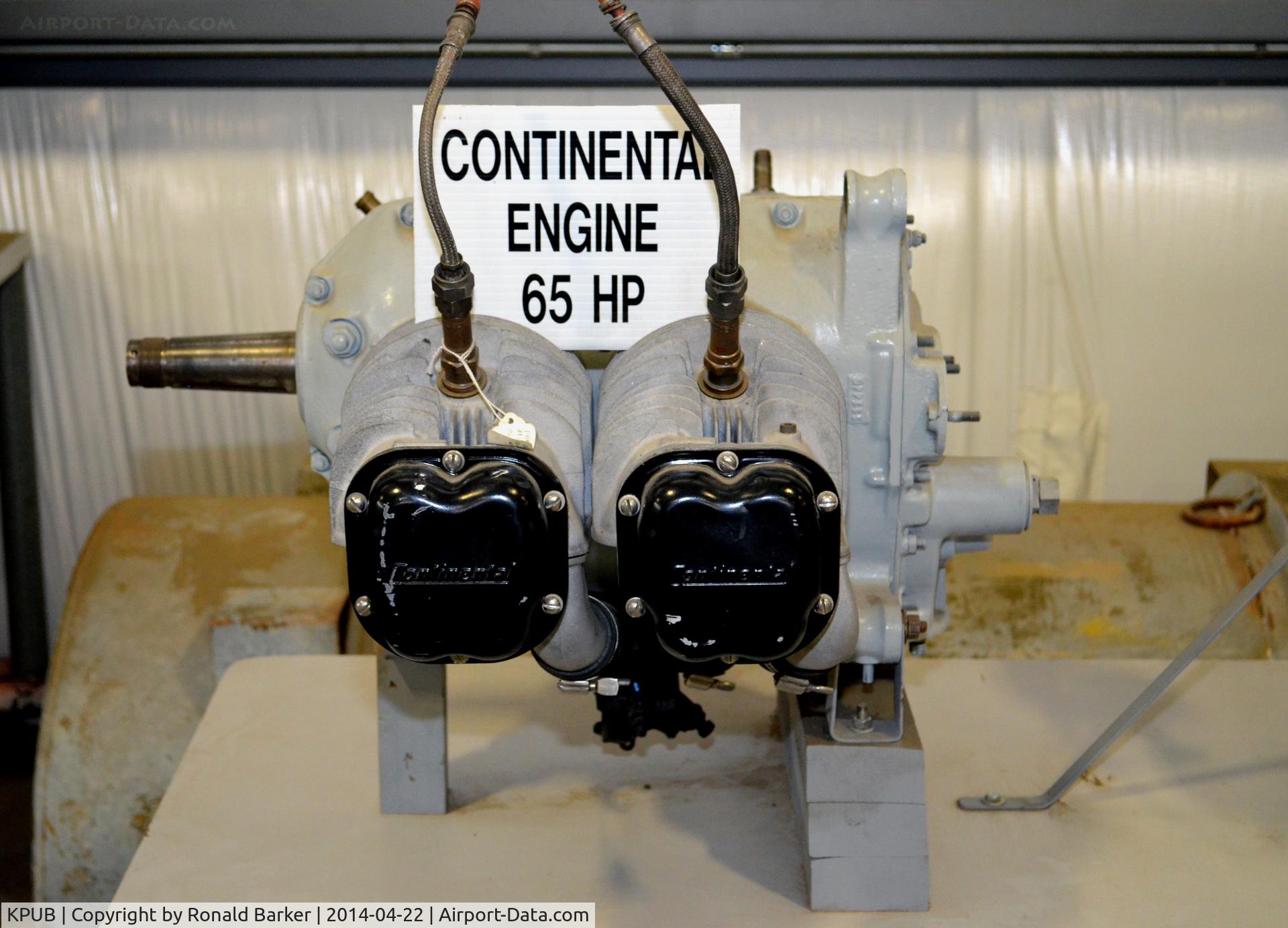 Pueblo Memorial Airport (PUB) - 65 hp Continental engine 