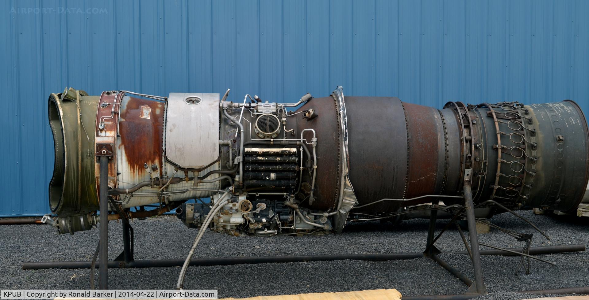 Pueblo Memorial Airport (PUB) - Jet engine-Weisbrod Aircraft Museum