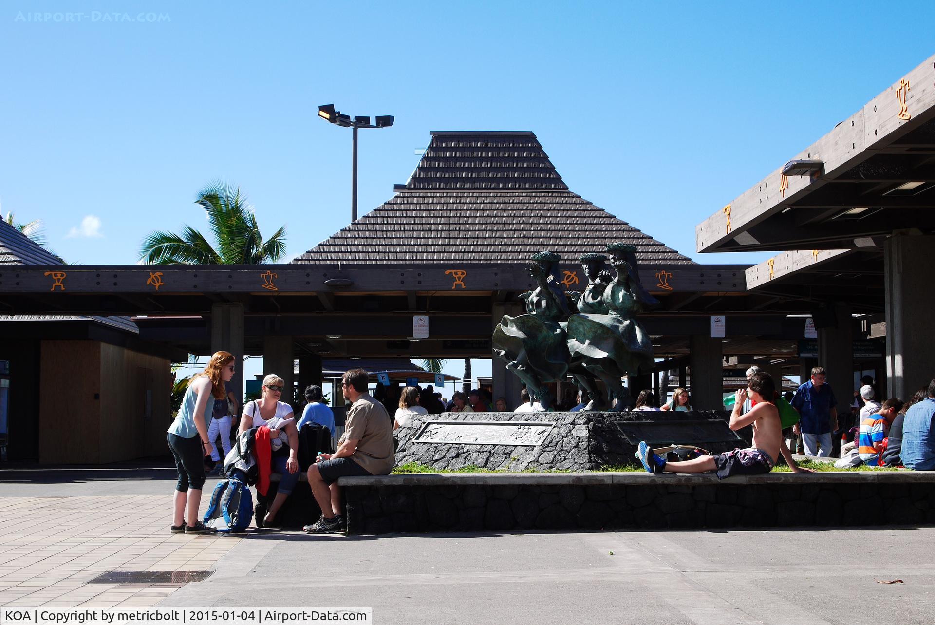 Kona International At Keahole Airport (KOA) - Open air departure area