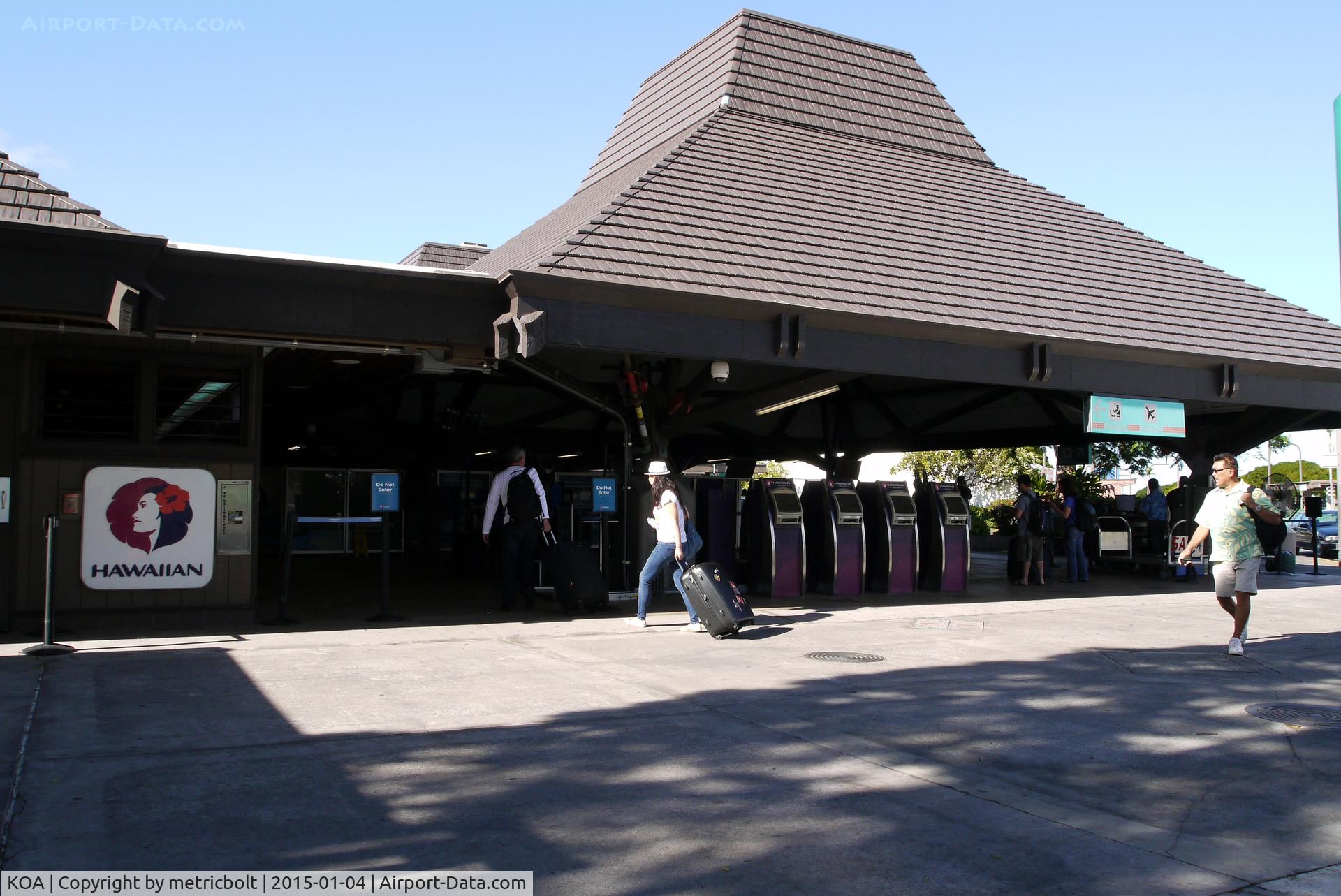 Kona International At Keahole Airport (KOA) - Hawaiian Airlines check in counters