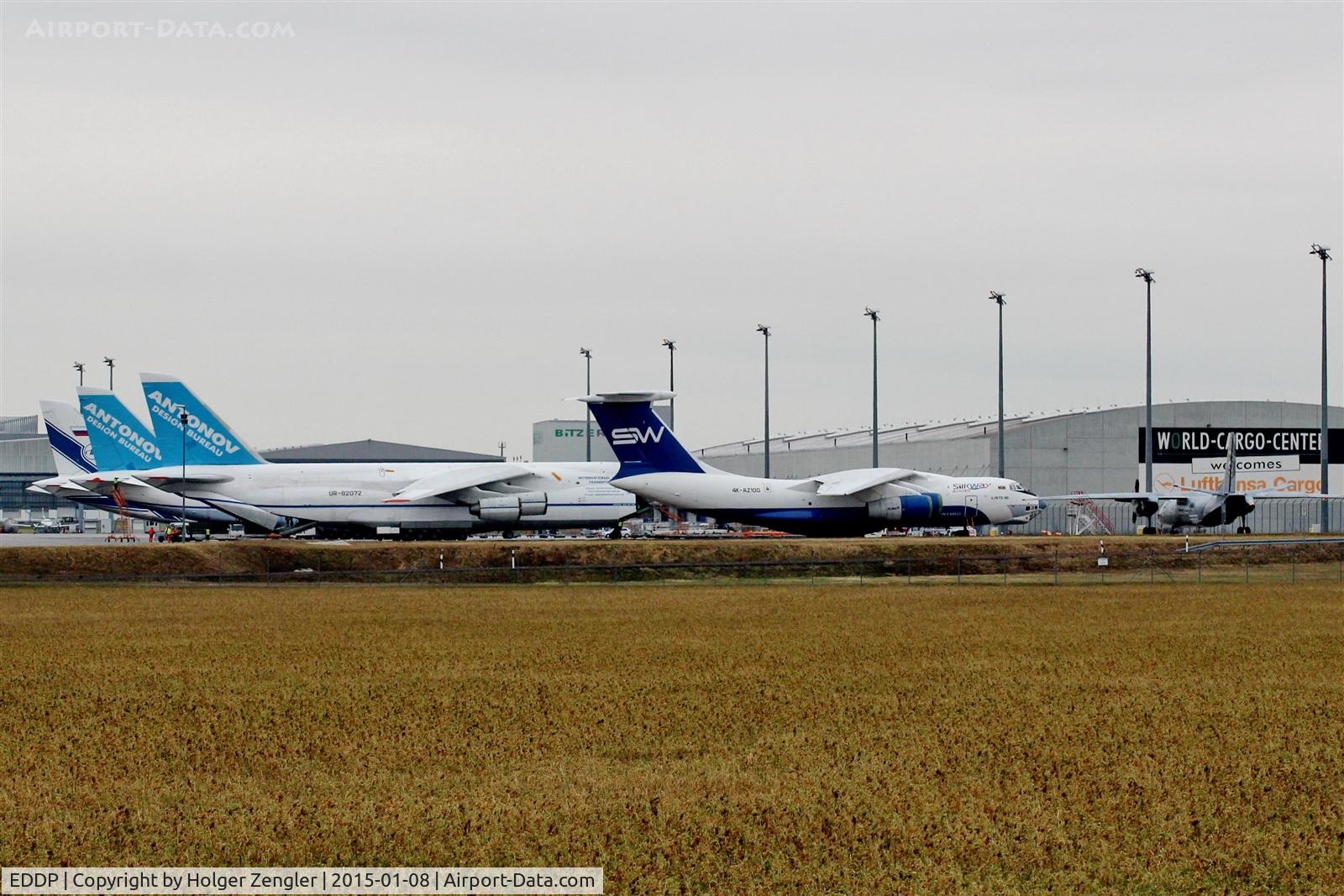 Leipzig/Halle Airport, Leipzig/Halle Germany (EDDP) - Russian-Ukrainian-Azerbaidschanian-Bulgarian afternoon without any sunray on apron 3......