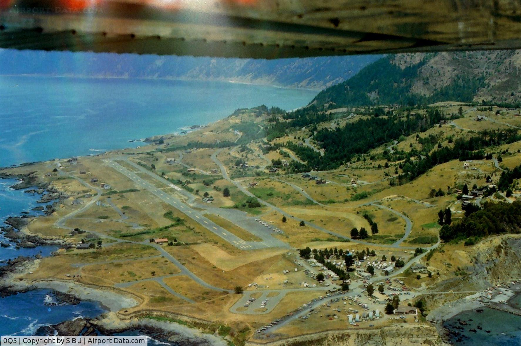 Shelter Cove Airport (0Q5) - Picture of Shelter Cove around 1984-85.Notice the boat launch area at the lower right of picture.Loved  the open feeling that Shelter Cove offered in the 80s and even better in the 70s.Still beautiful,but just not the same (at least for me) now.