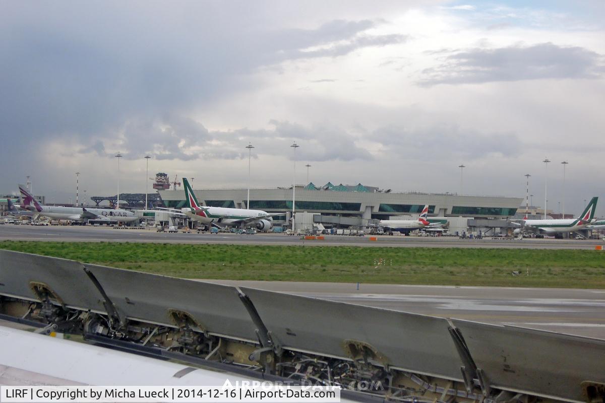 Leonardo Da Vinci International Airport (Fiumicino International Airport), Rome Italy (LIRF) - Arriving at Fiumicino