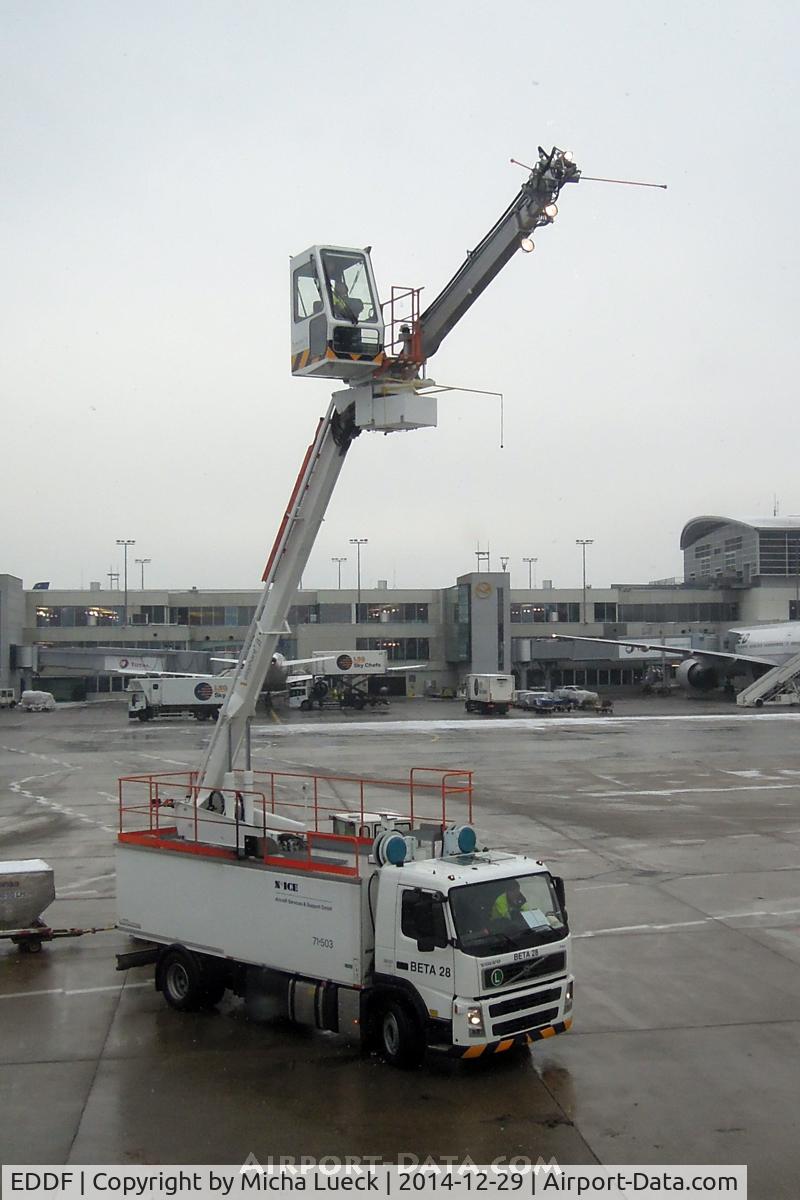 Frankfurt International Airport, Frankfurt am Main Germany (EDDF) - The big elephant is coming to de-ice our B744 (D-ABVX)