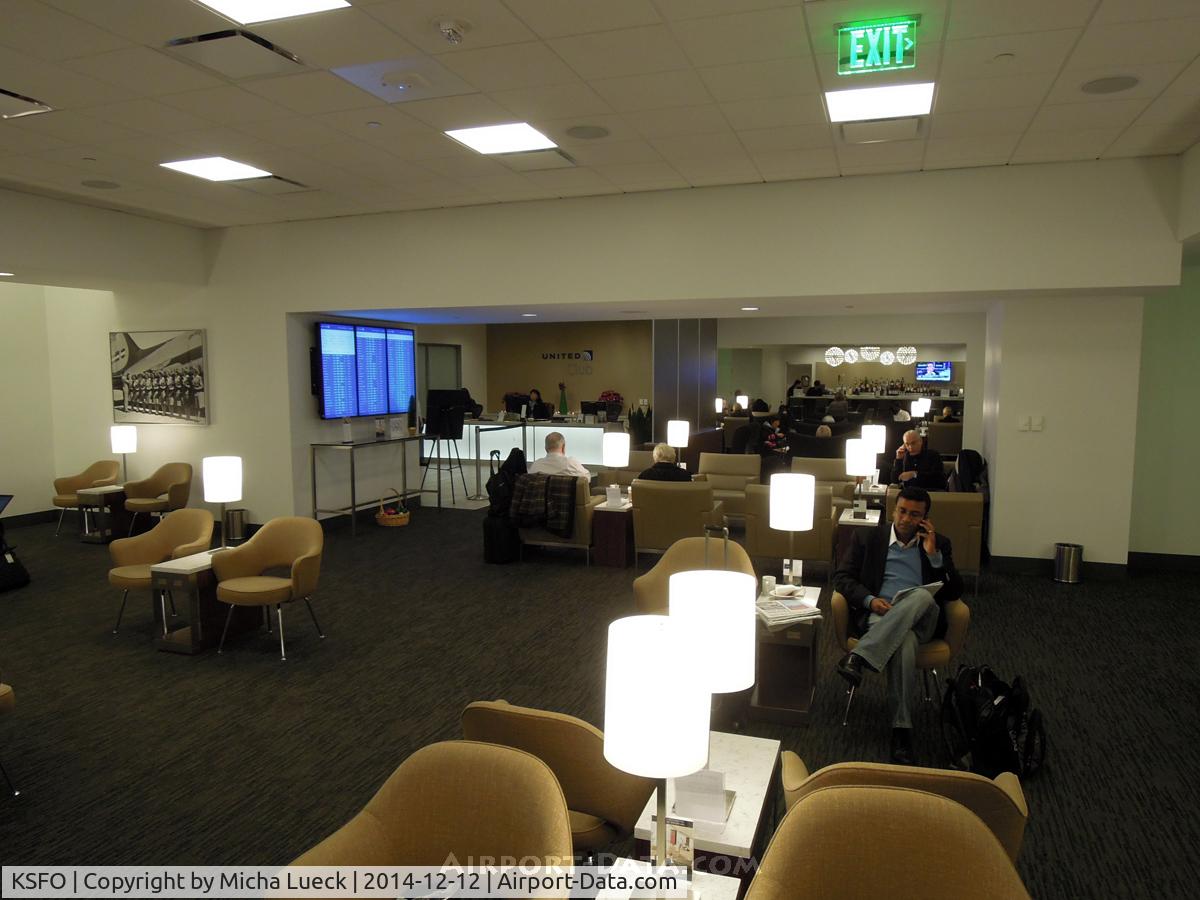 San Francisco International Airport (SFO) - UA Red Carpet Club at SFO domestic