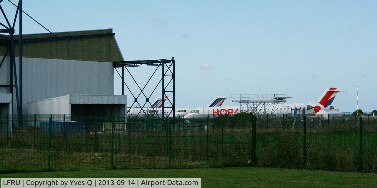 Morlaix Ploujean Airport, Morlaix France (LFRU) - HOP! maintenance workshop, Morlaix-Ploujean Airport (LFRU-MXN)