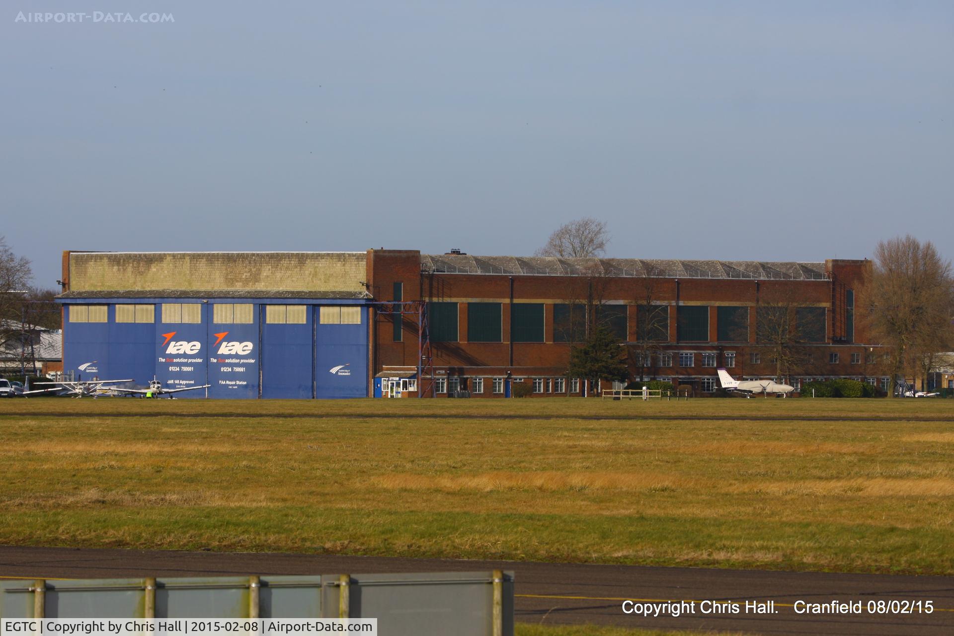 Cranfield Airport, Cranfield, England United Kingdom (EGTC) - Type C hangar at Cranfield